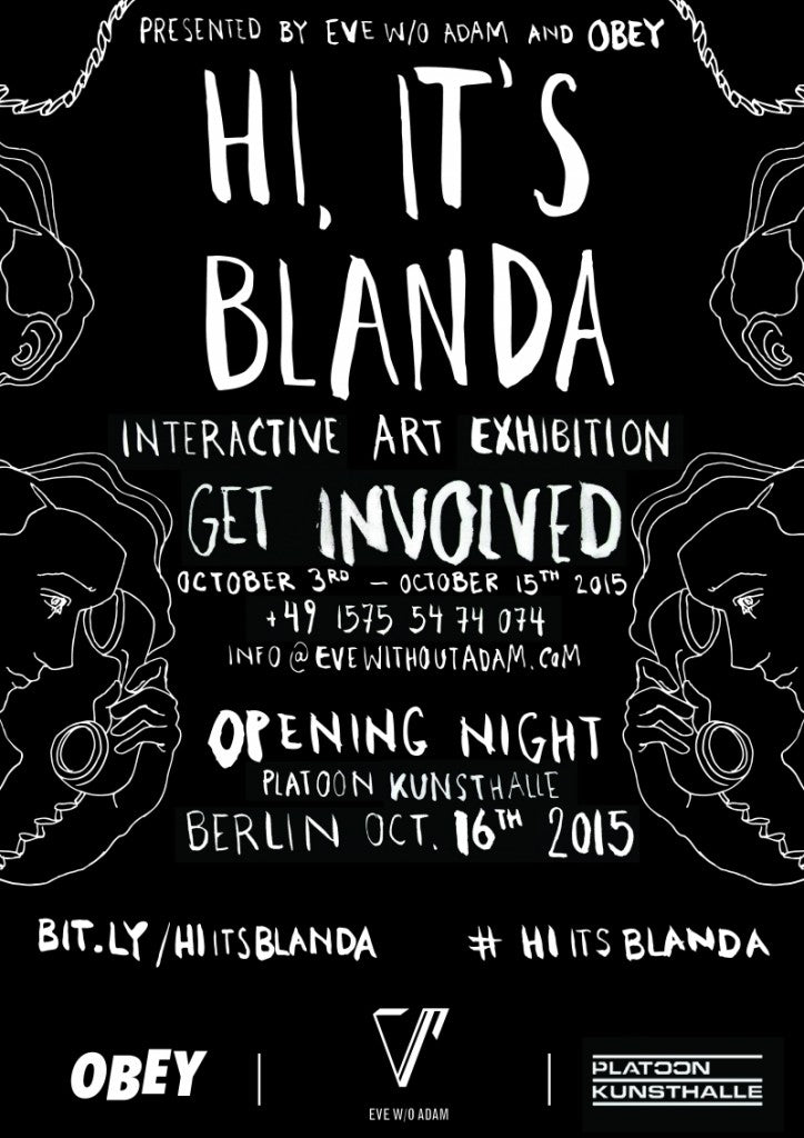 INTERACTIVE ART EXHIBITION: HI, IT’S BLANDA
