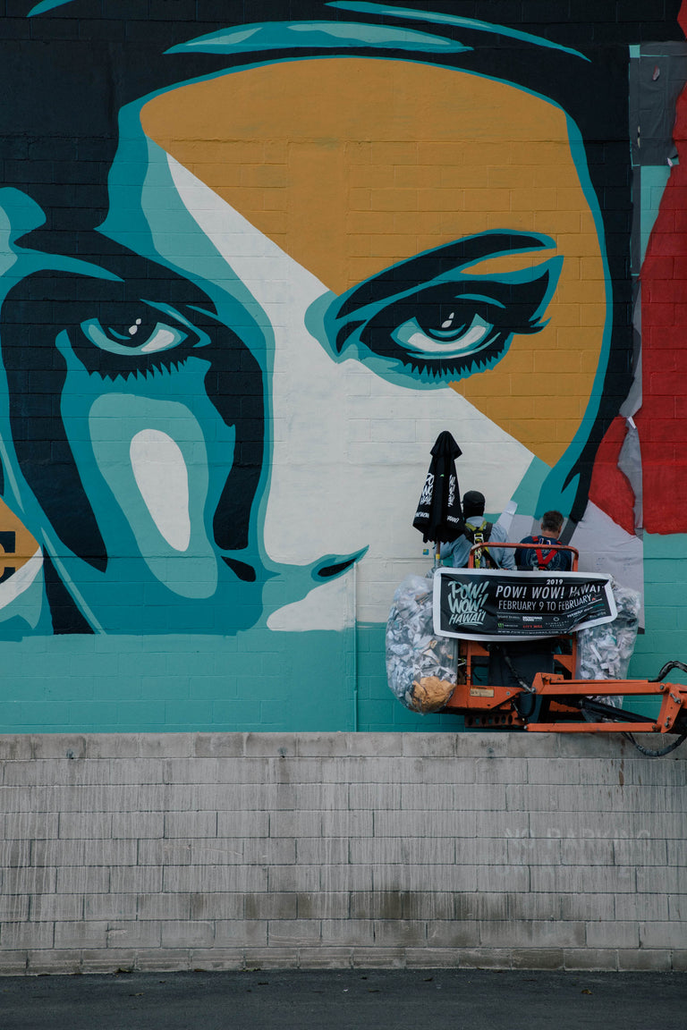 “Golden Future?” Mural in Honolulu