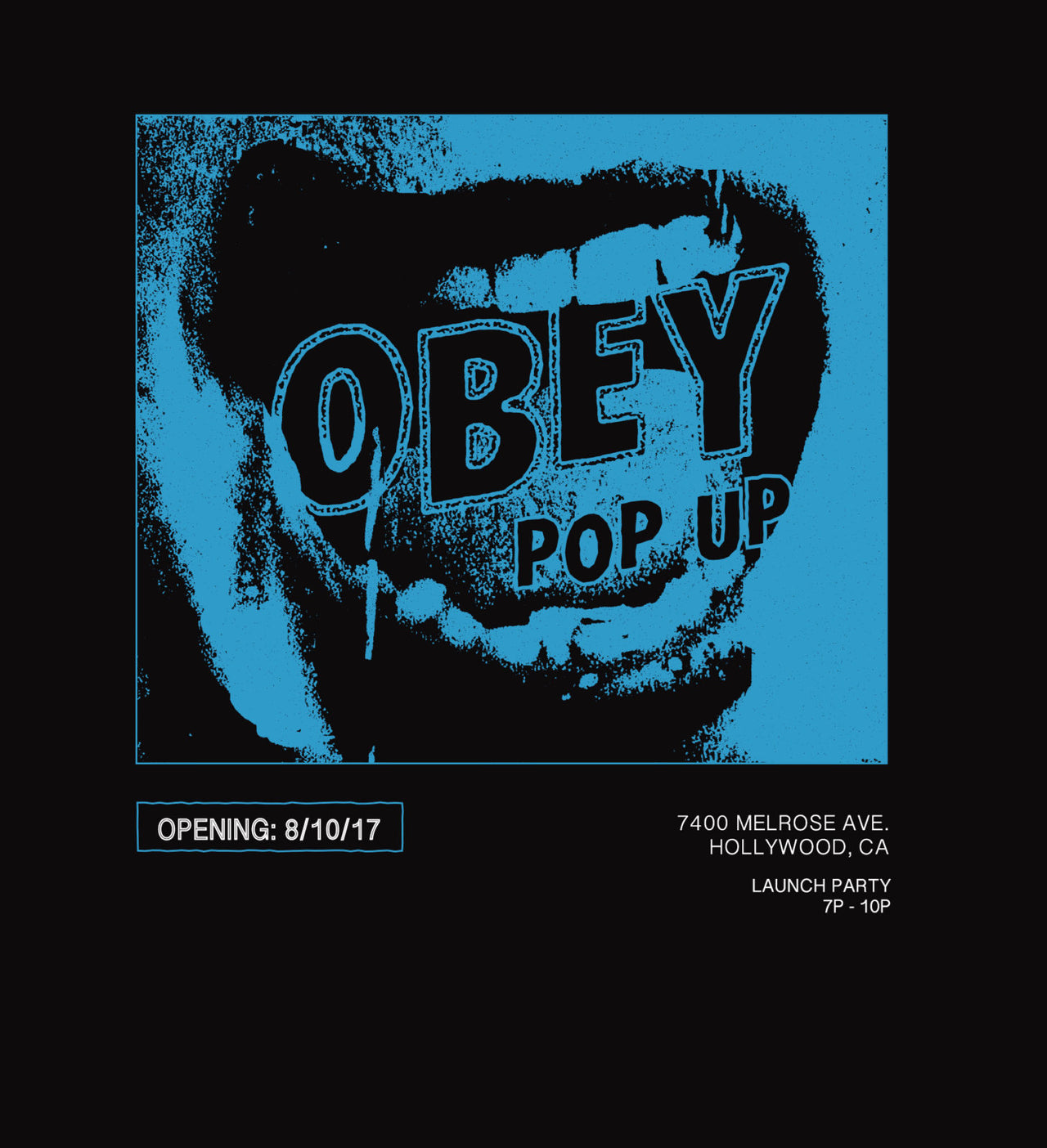 OBEY LOS ANGELES POP UP STORE OPEN ALL AUGUST