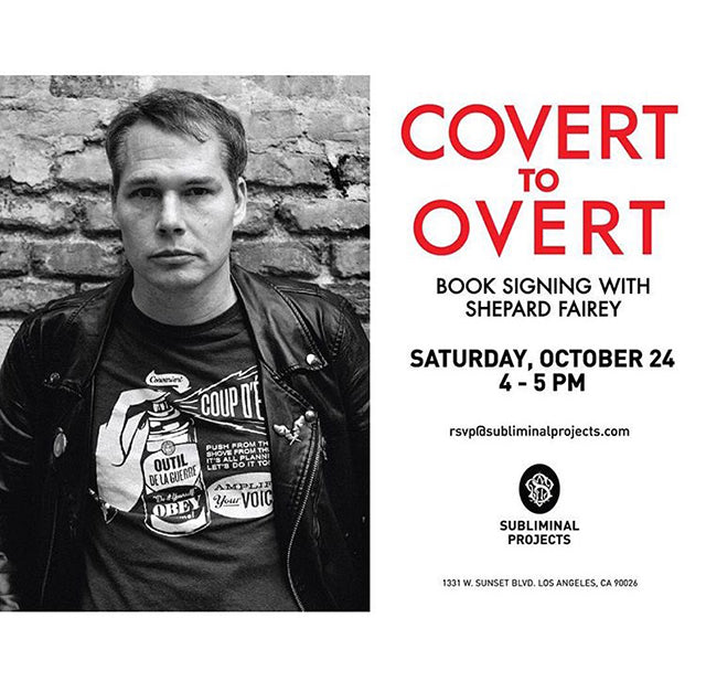 COVERT TO OVERT: BOOK SIGNING AND CLOSING SHOW
