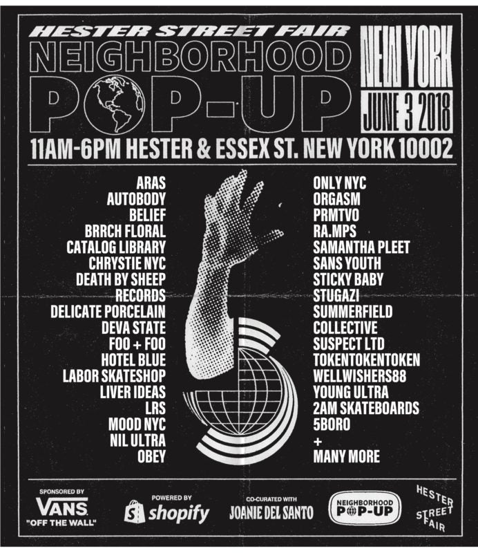 NEIGHBORHOOD POP-UP NYC 6/1/2018