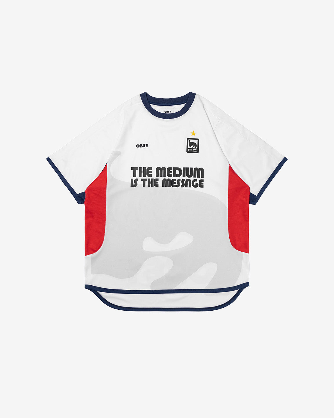 OBEY FC INTL JERSEY white/black