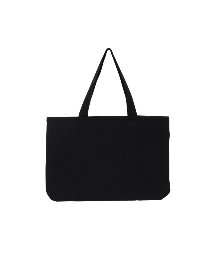 obey outline canvas tote bag black - alternate view