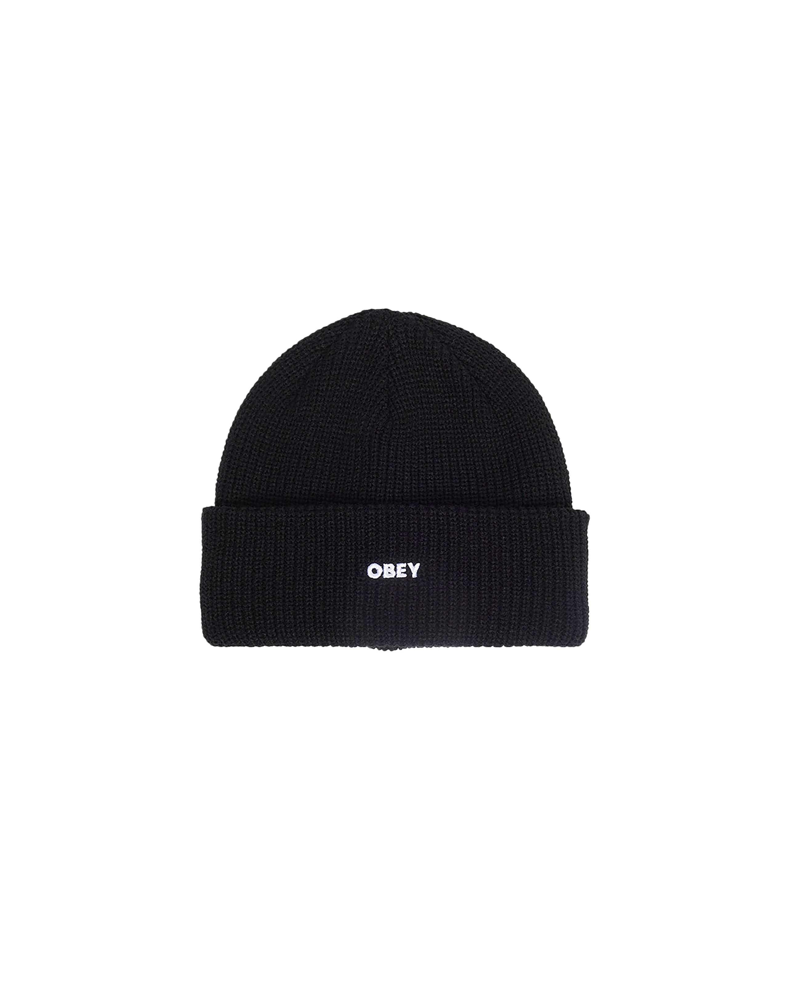 obey future beanie black (zoomed)