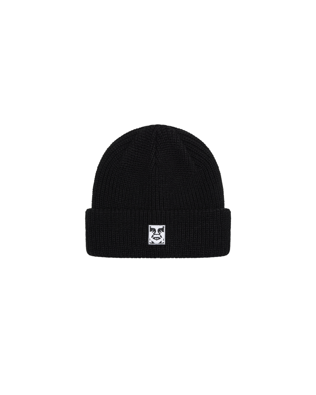 obey-mid-icon-patch-cuff-beanie-black