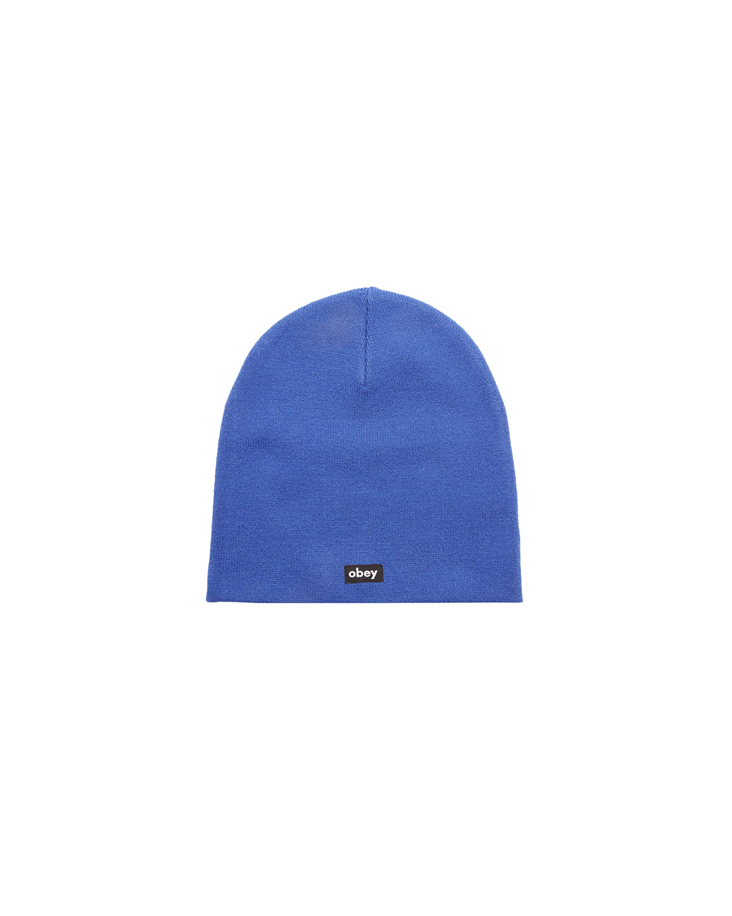 obey label beanie olympian blue (zoomed)