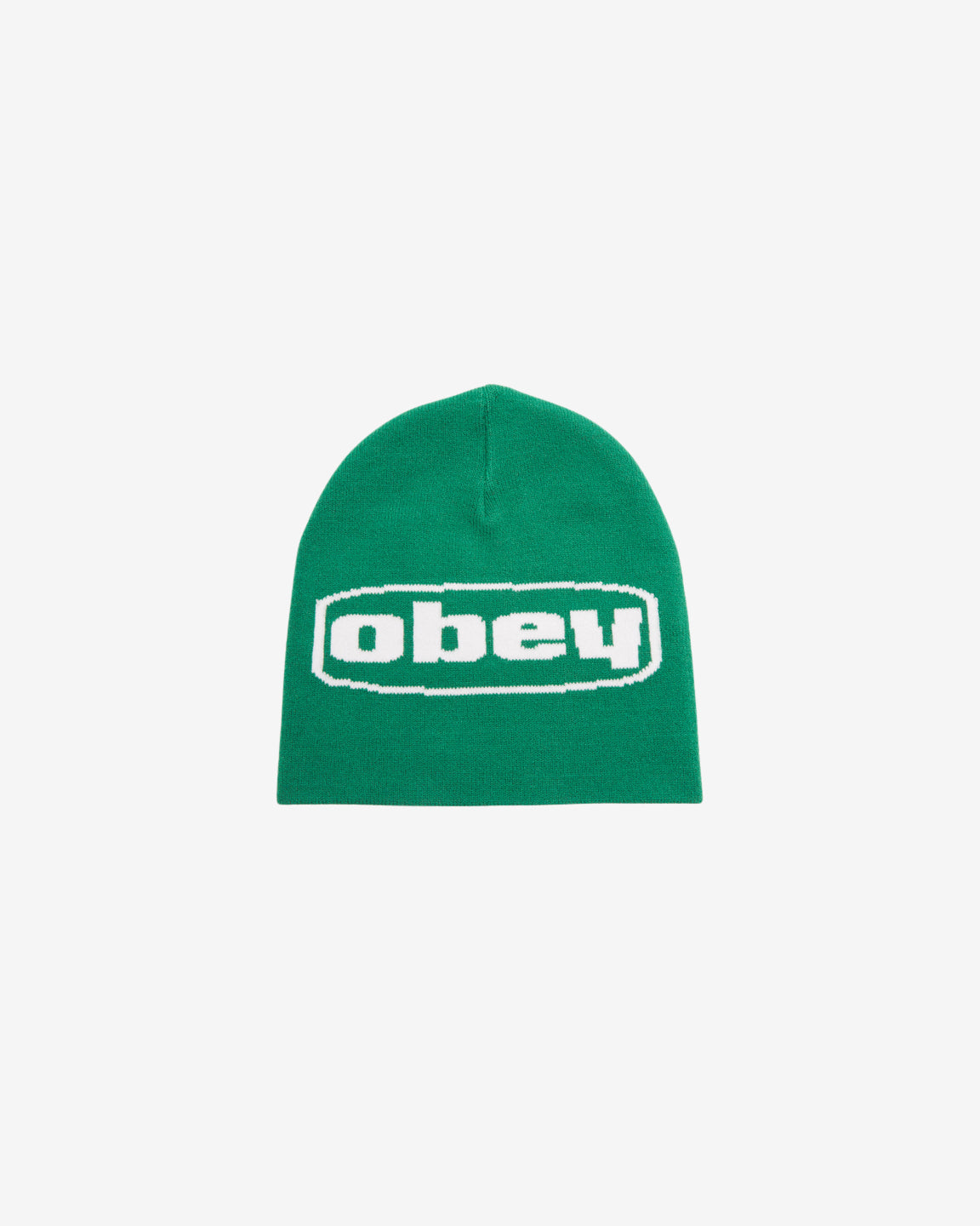 obey indirect beanie abundant green (zoomed)