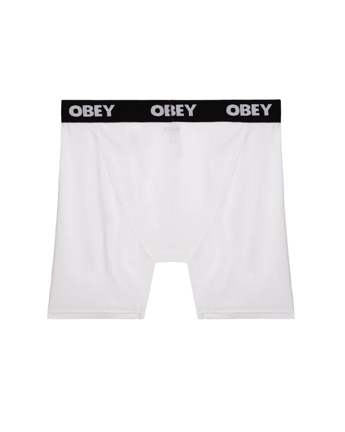 obey est works 2 pack boxers white - alternate view
