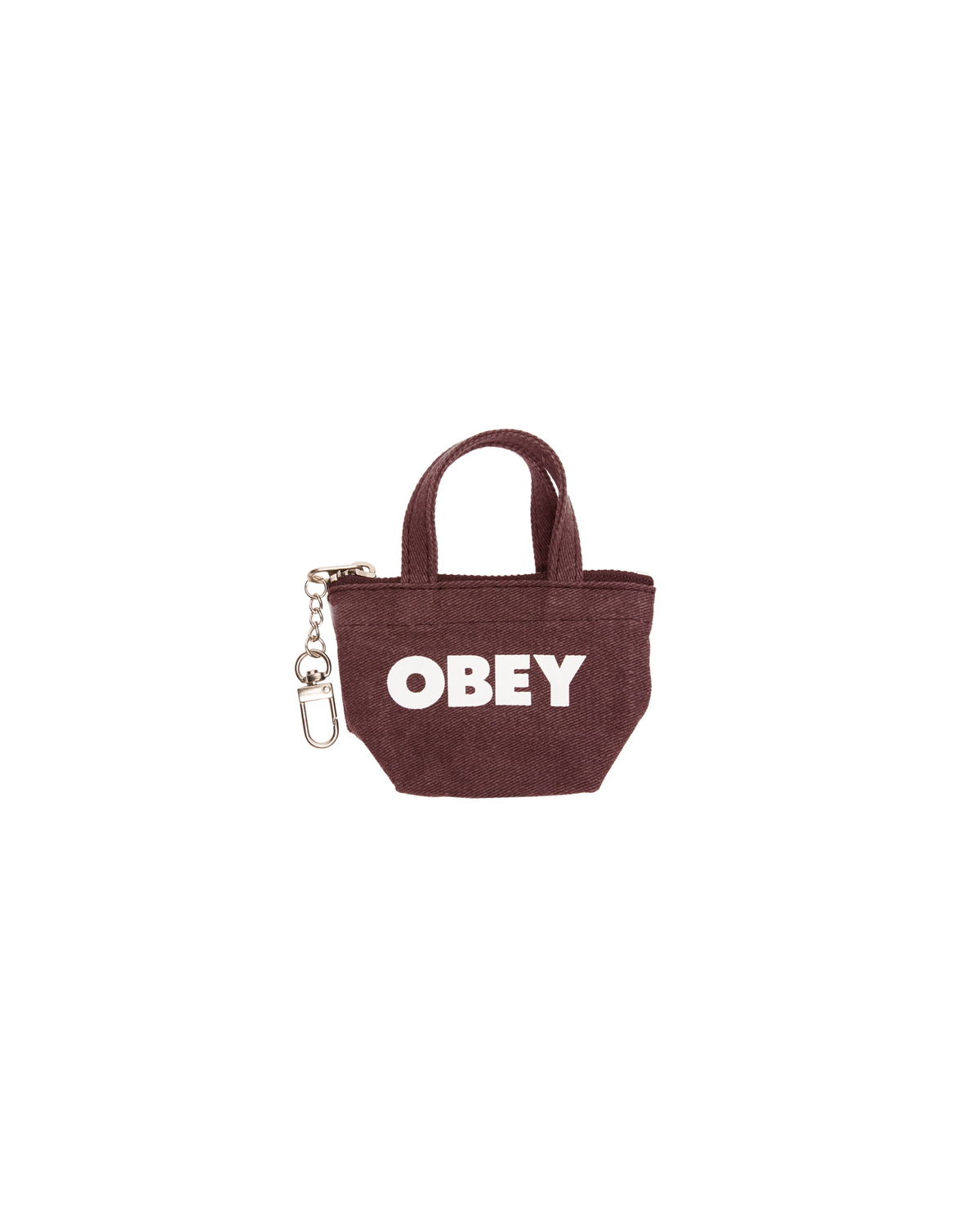 obey pigment totebag keychain pigment red