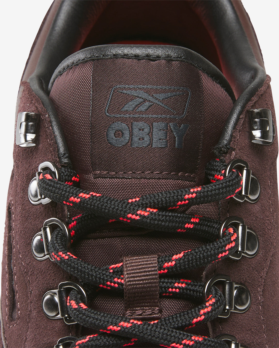 Reebok x OBEY BB 4000 II Basketball Shoes BROWN / BLACK / RED
