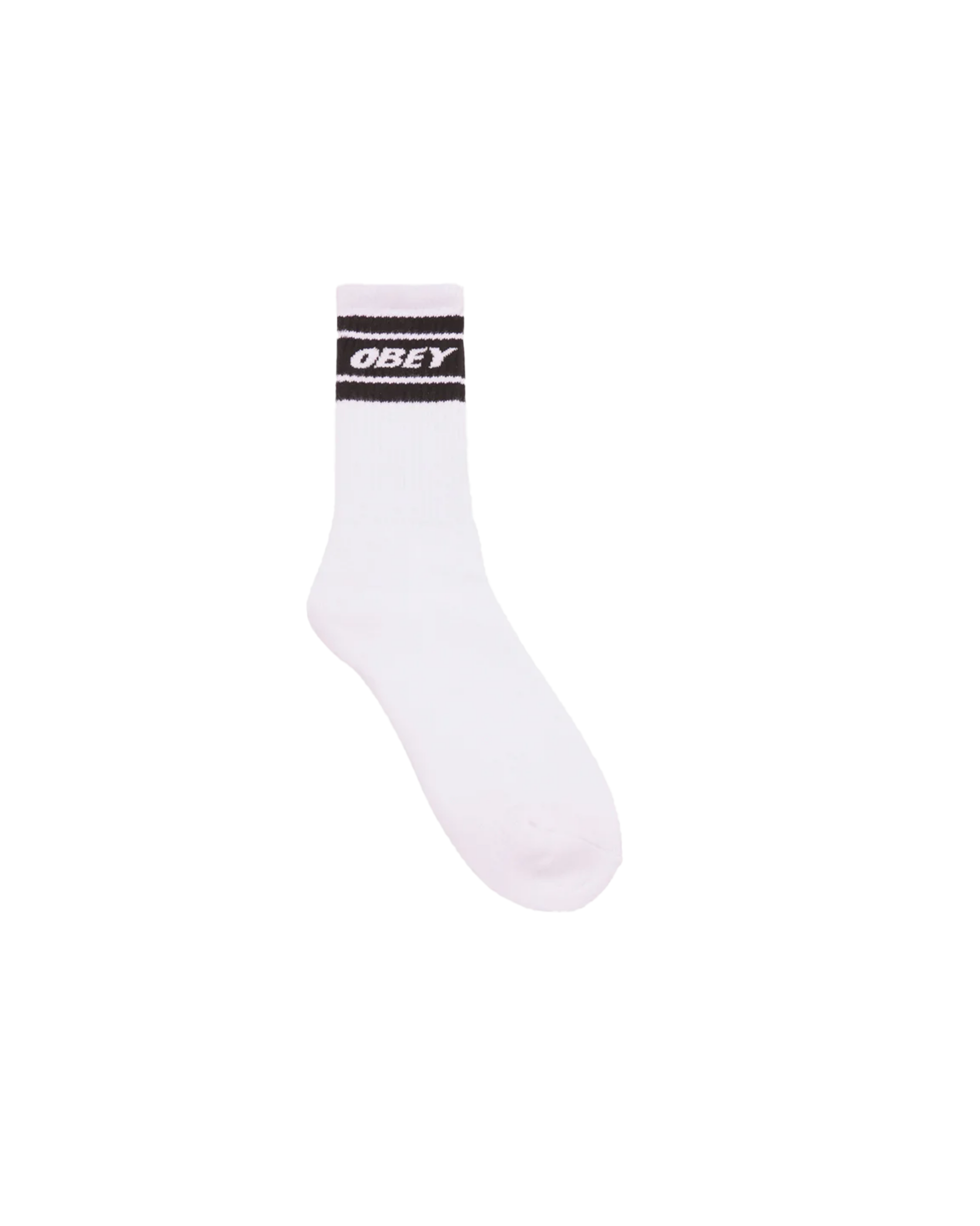 obey cooper ii socks white black (zoomed)
