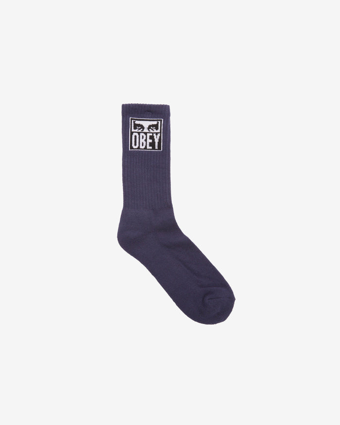 obey eyes icon socks academy navy