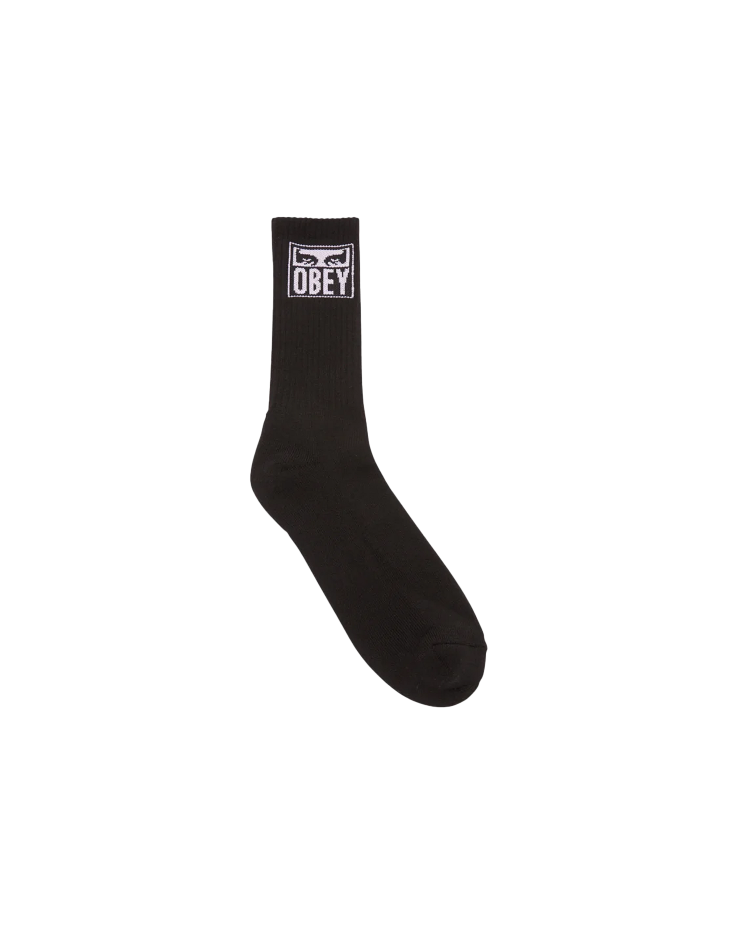 obey eyes icon socks black (zoomed)