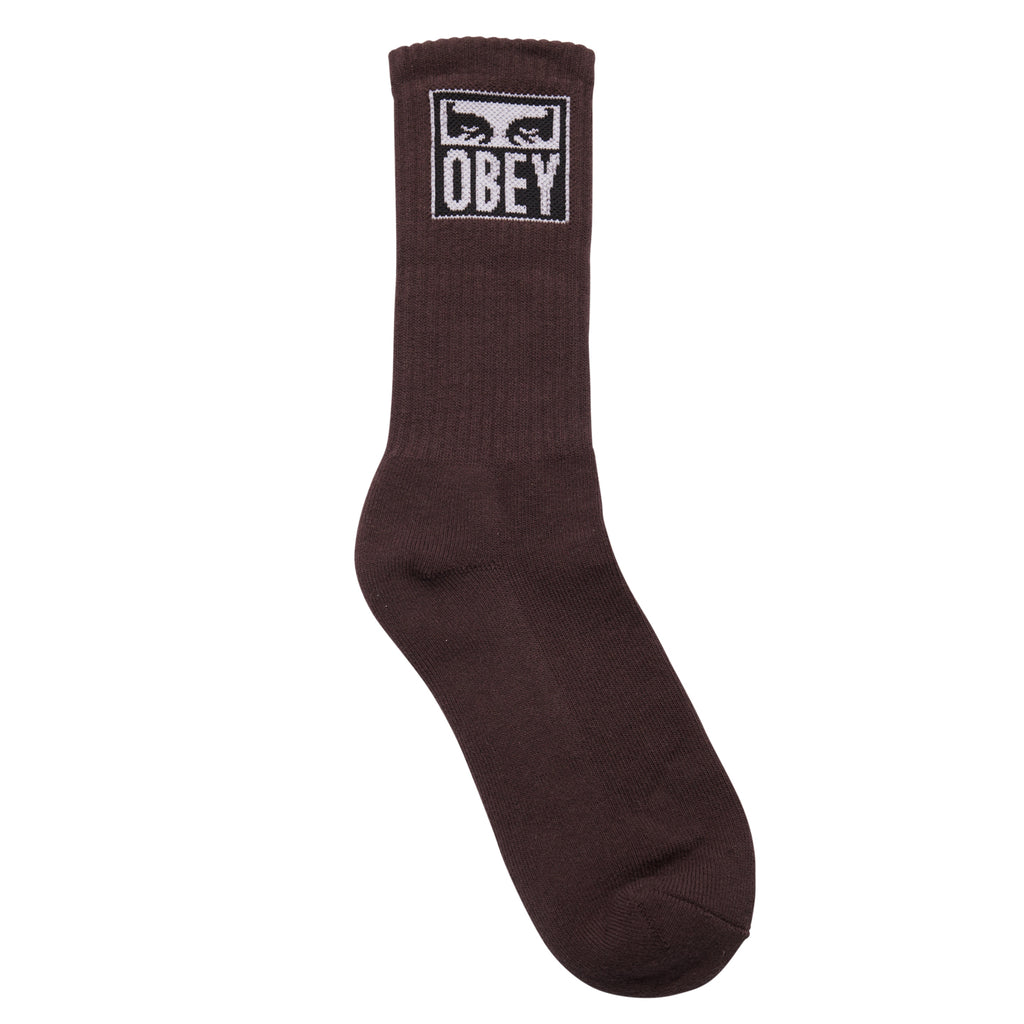 OBEY EYES ICON SOCKS JAVA BROWN | OBEY Clothing