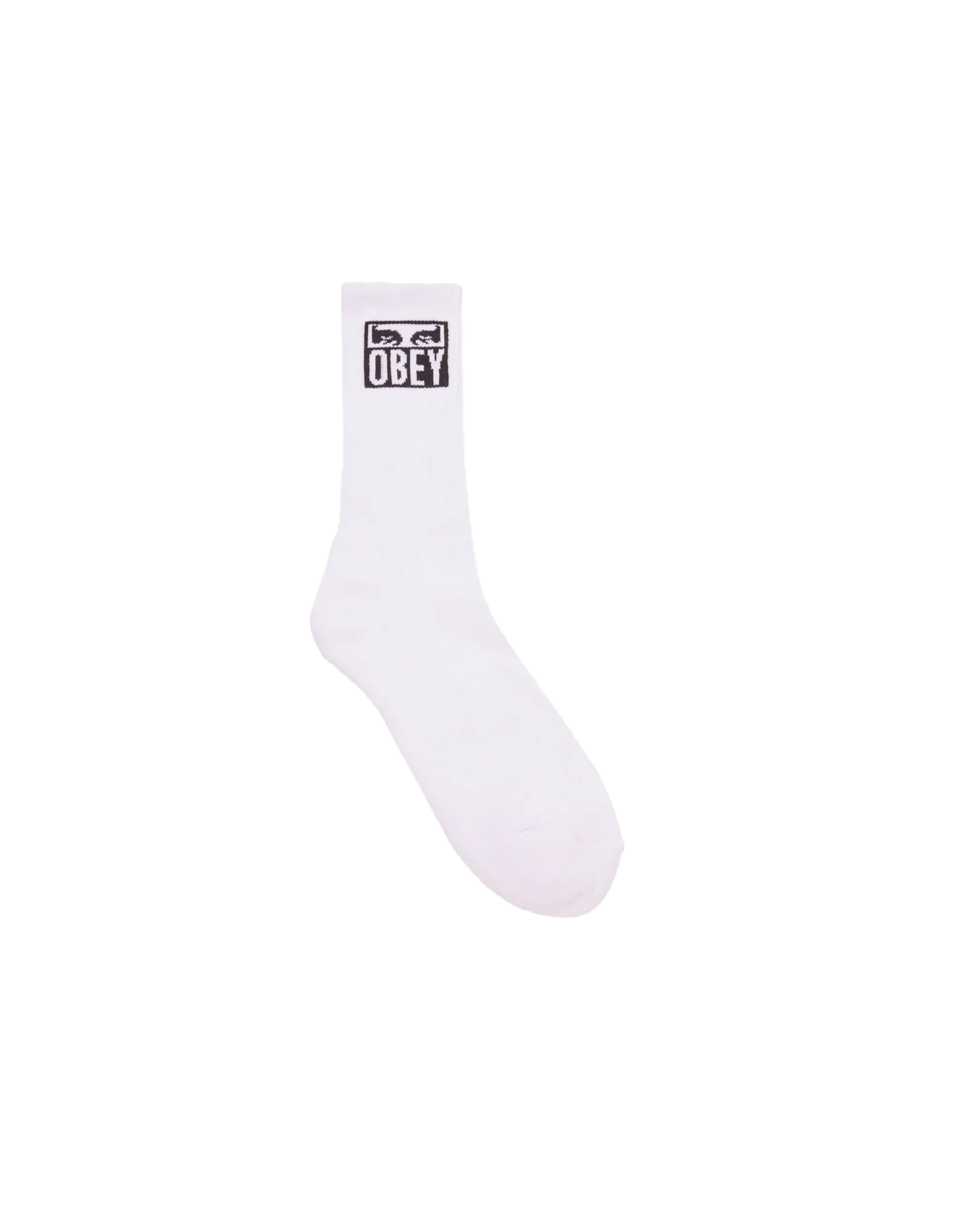 obey eyes icon socks white (zoomed)