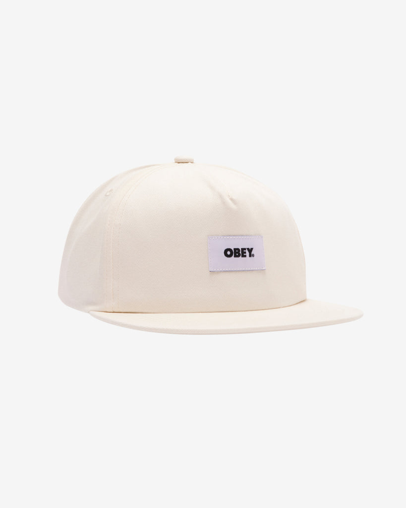 OBEY BOLD LABEL II ORGANIC STRPBACK UNBLEACHED | OBEY Clothing