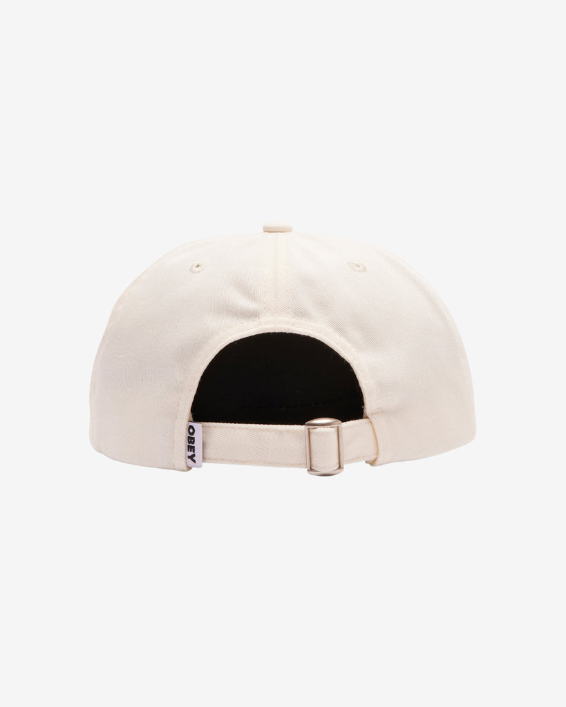 OBEY BOLD LABEL II ORGANIC STRPBACK UNBLEACHED | OBEY Clothing