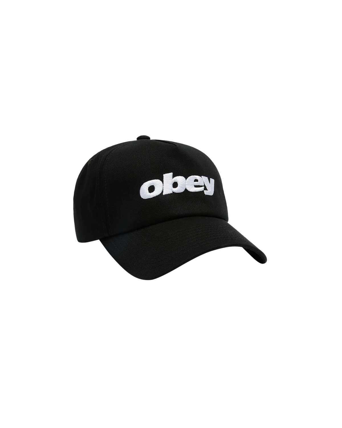 obey-delta-5-panel-snapback-black