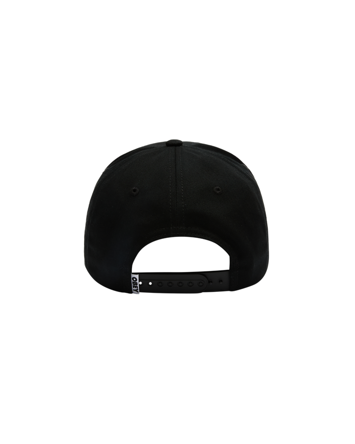 obey ranch 5 panel snapback black - alternate view