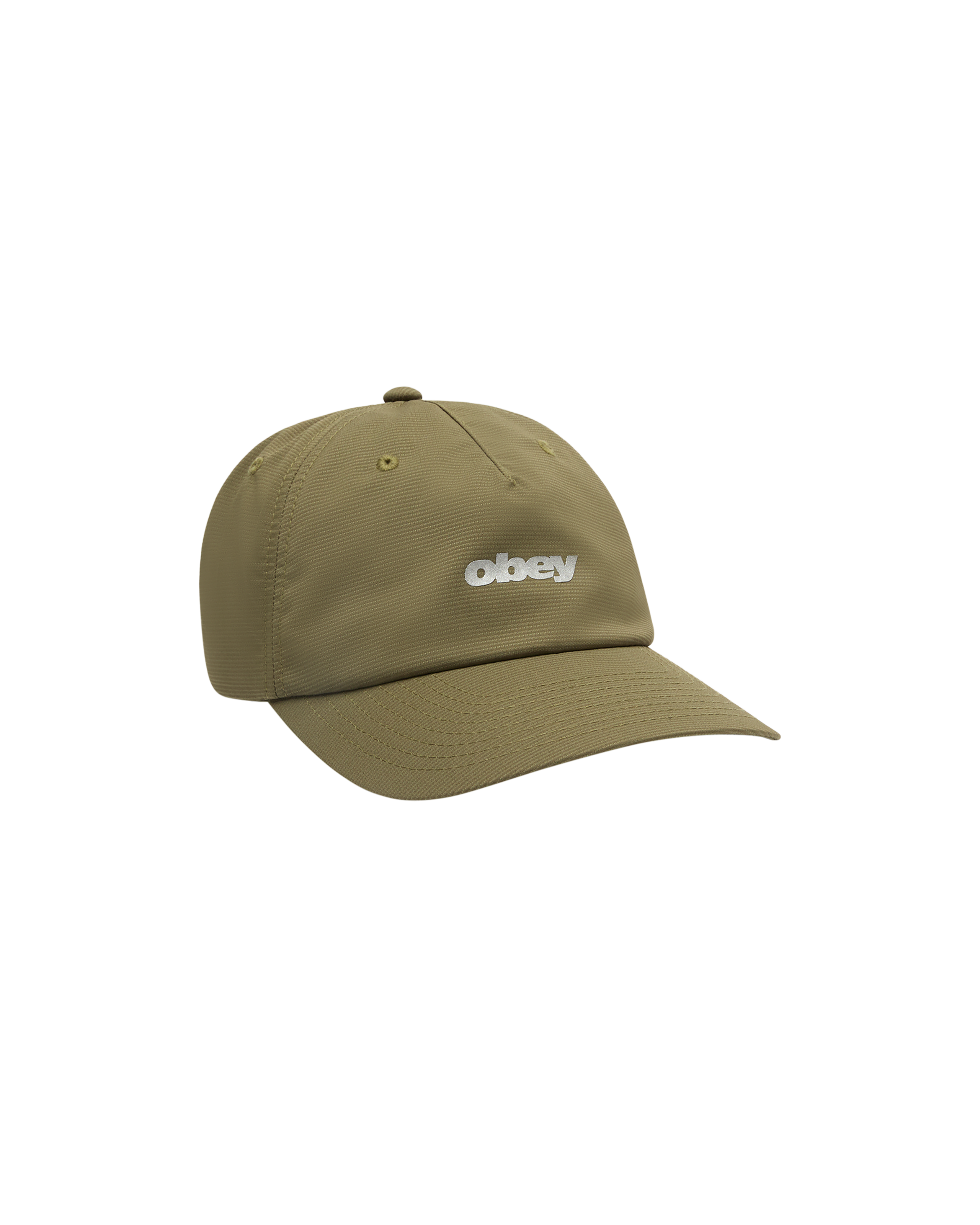 obey-stride-5-panel-strapback-olive (zoomed)