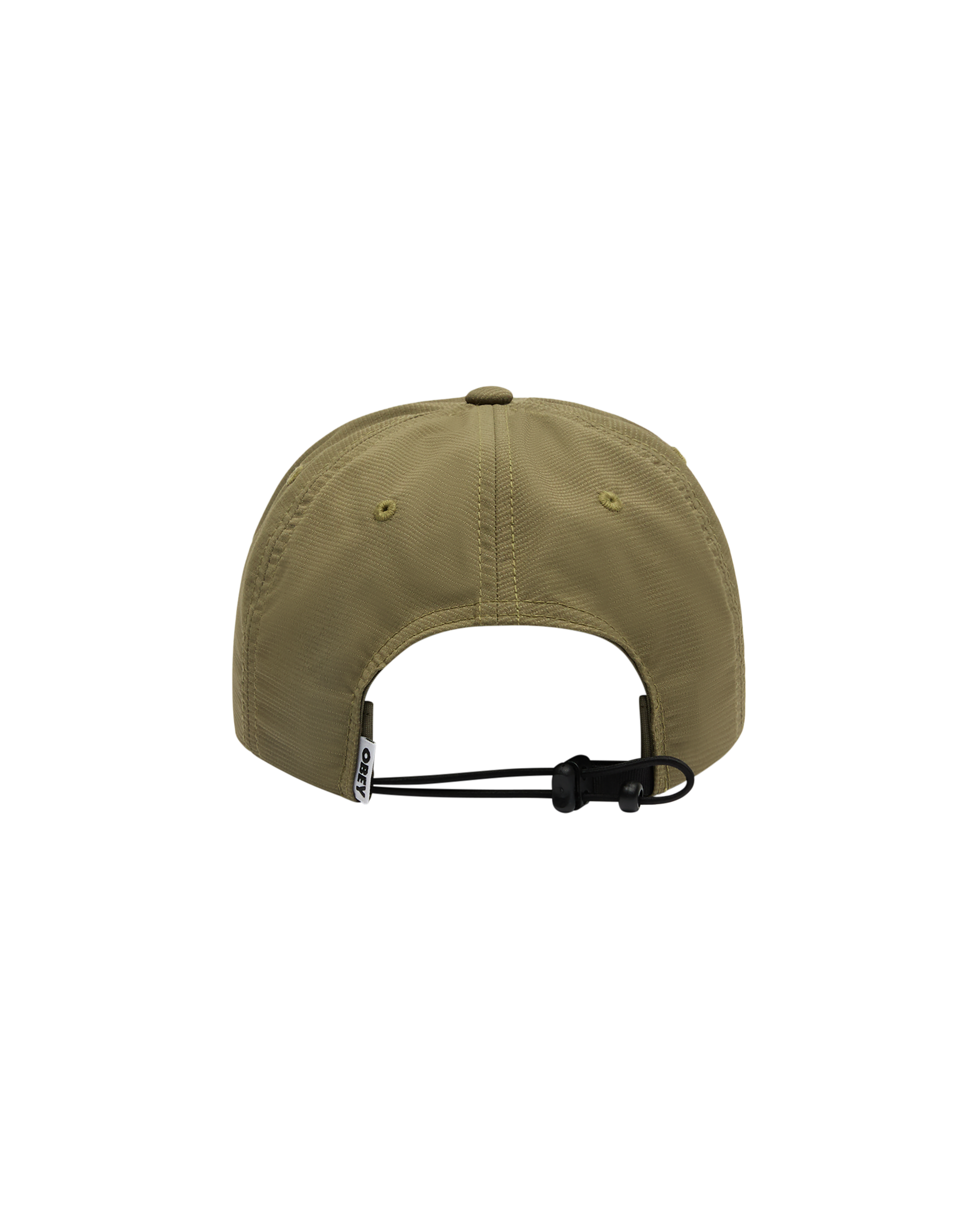 obey-stride-5-panel-strapback-olive (zoomed)
