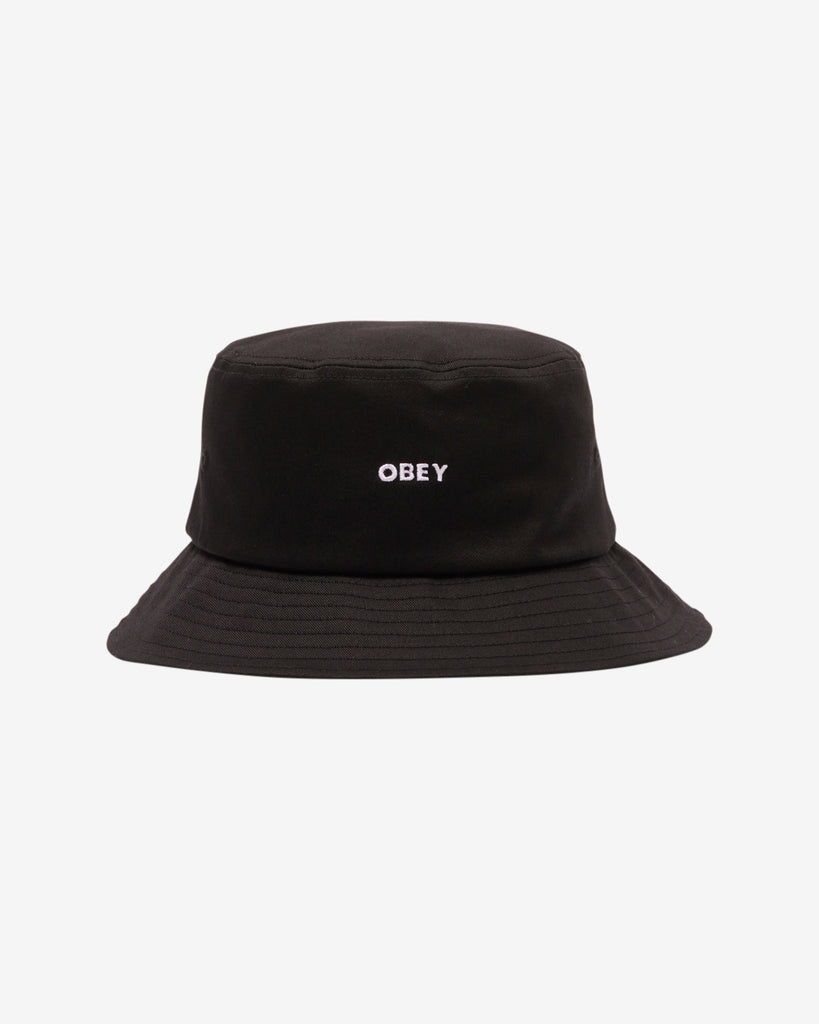 OBEY BOLD TWILL BUCKET HAT BLACK | OBEY Clothing