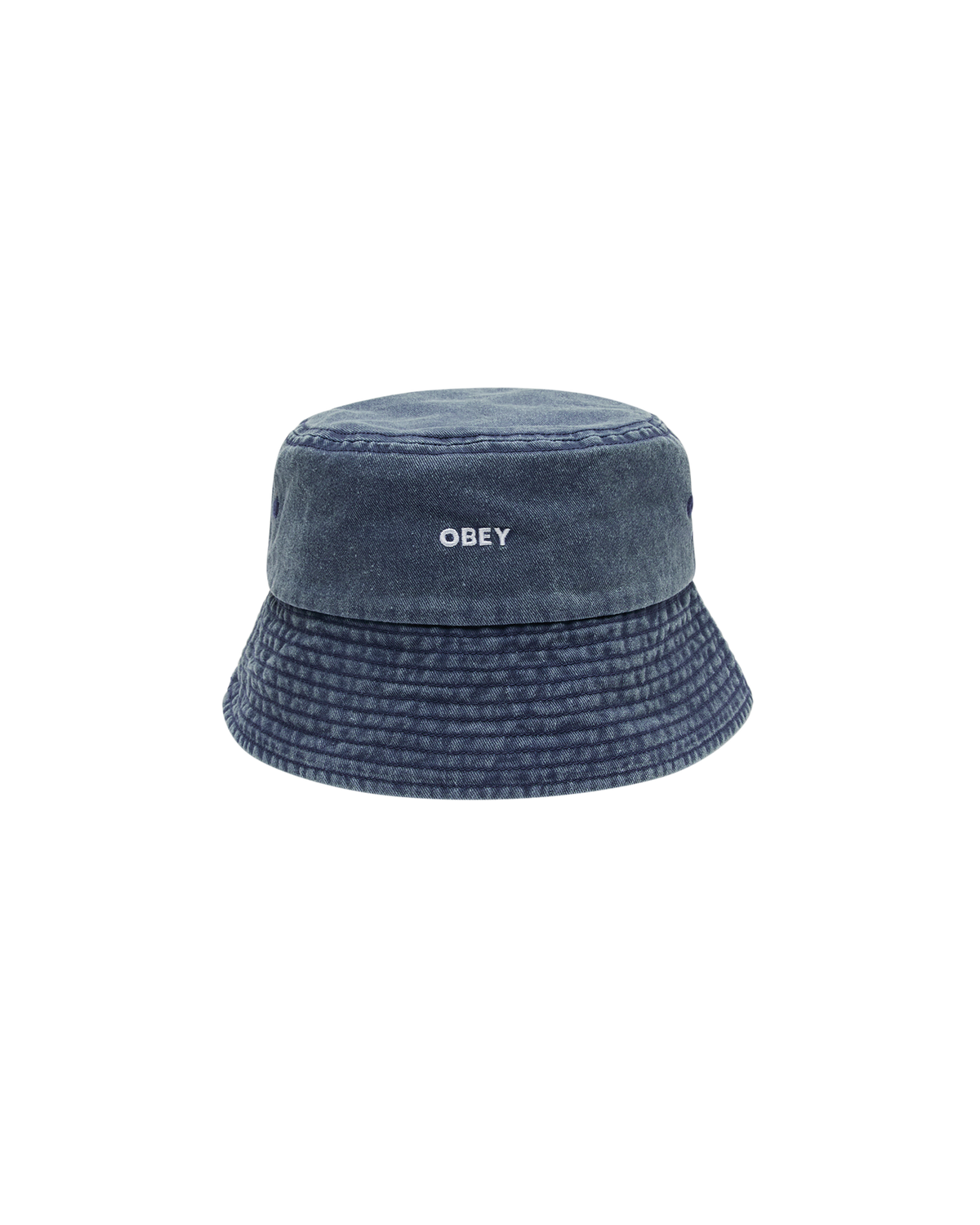 obey bold pigment twill bucket hat pigment navy