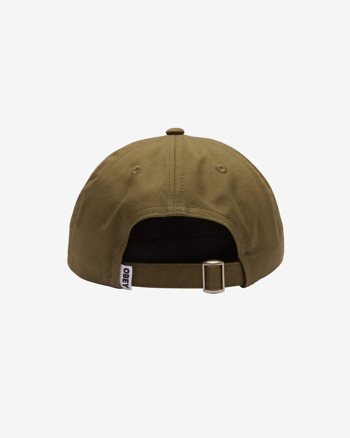 obey bold twill hat olive