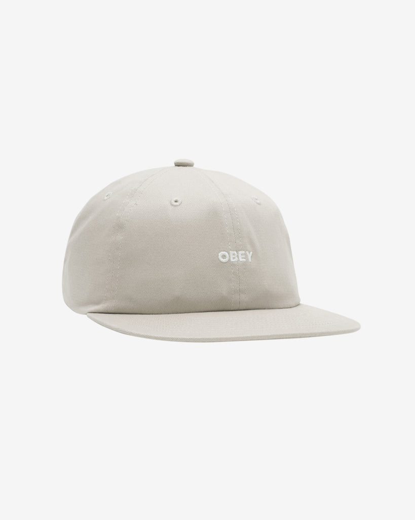 OBEY BOLD TWILL 6 PANEL UNBLEACHED | OBEY Clothing