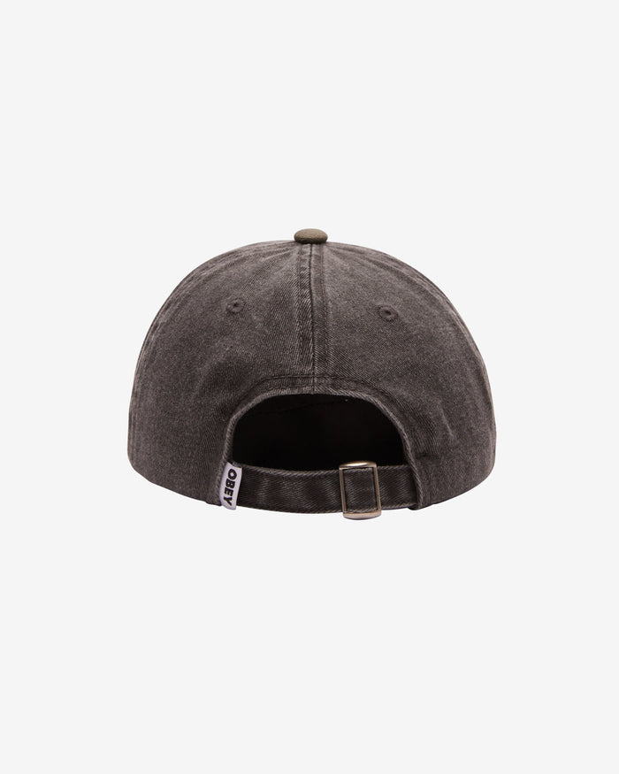 obey lowercase pigment 2 tone hat pigment black multi - alternate view