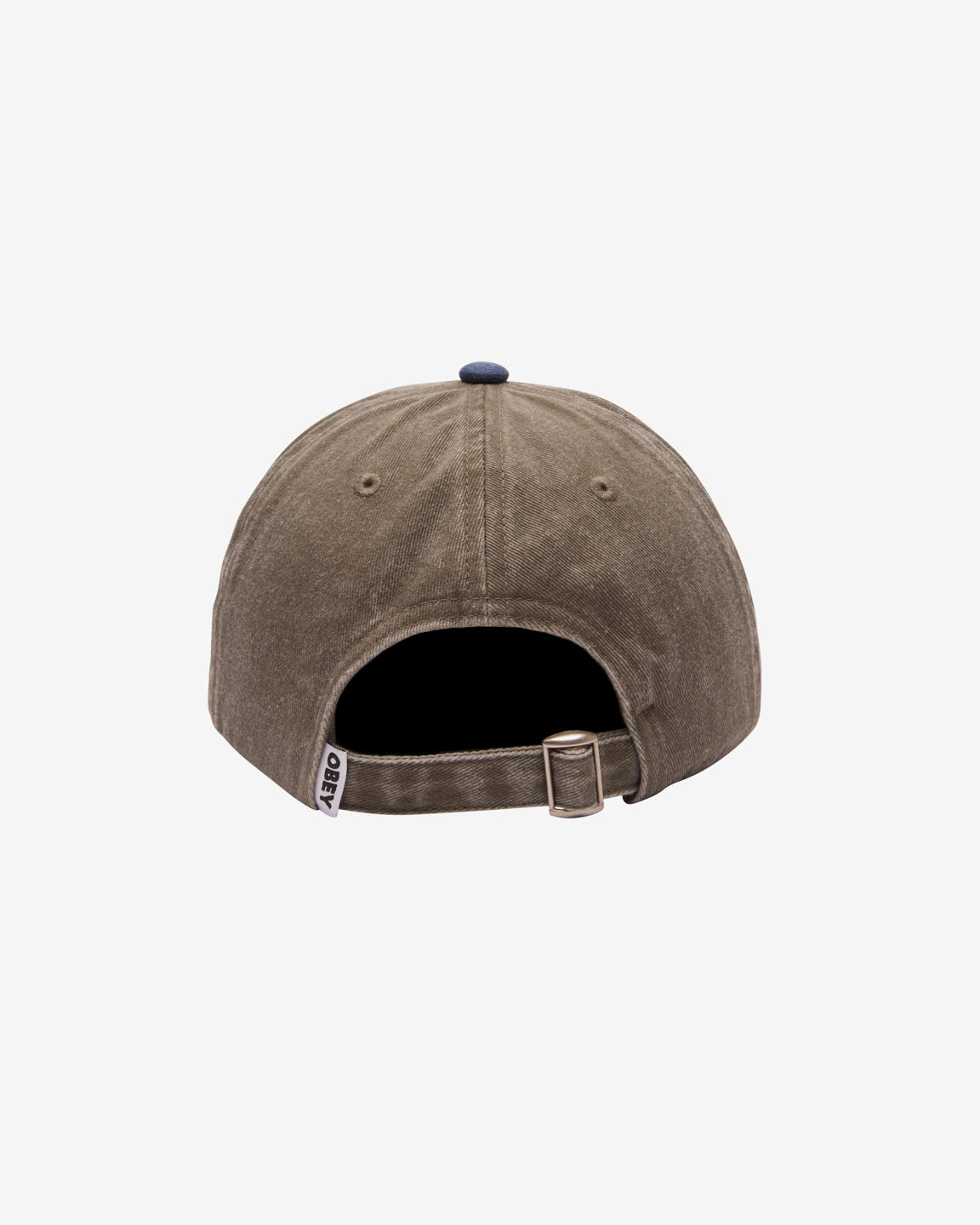 obey lowercase pigment 2 tone hat pigment olive multi (zoomed)