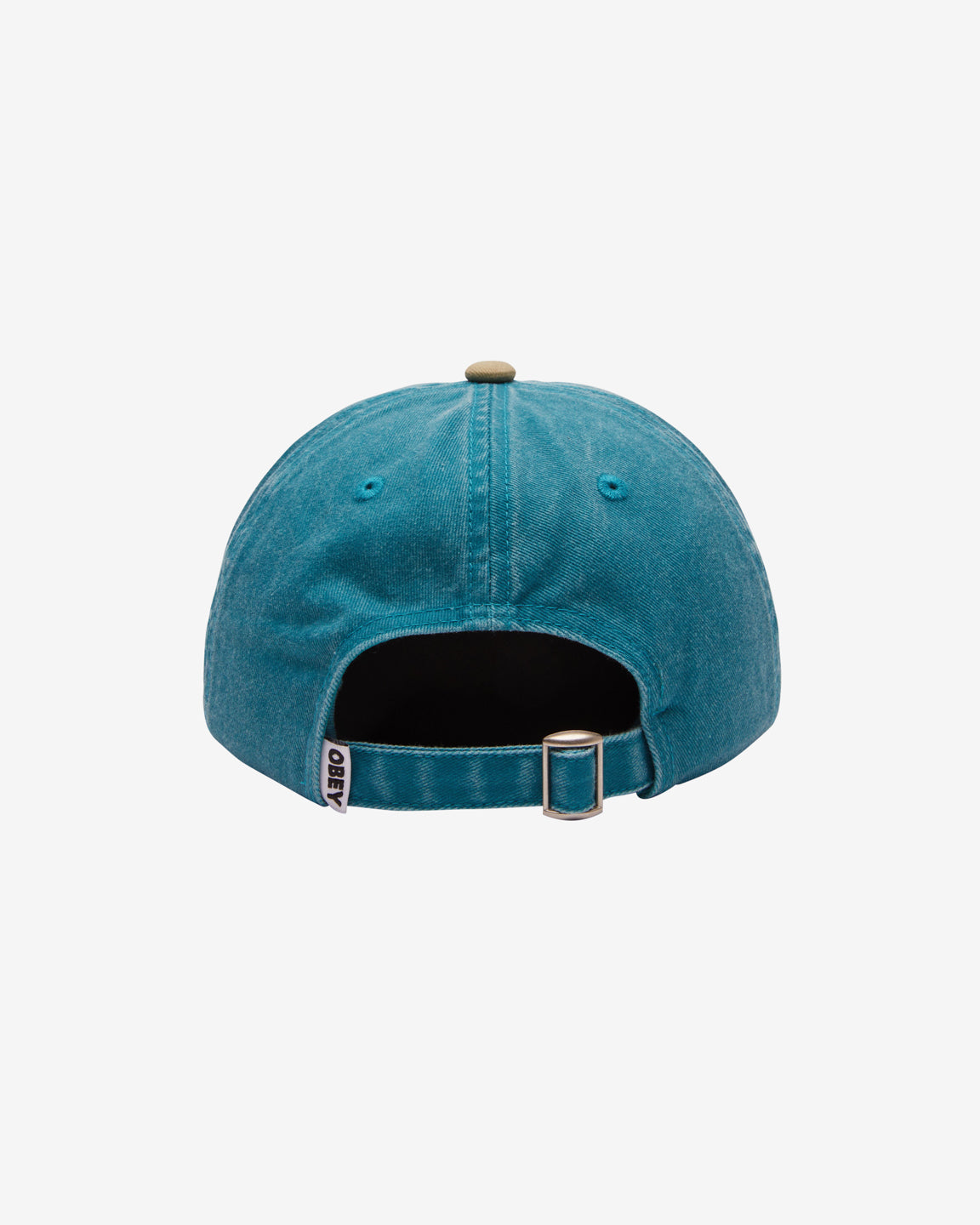obey lowercase pigment 2 tone hat pigment teal multi (zoomed)
