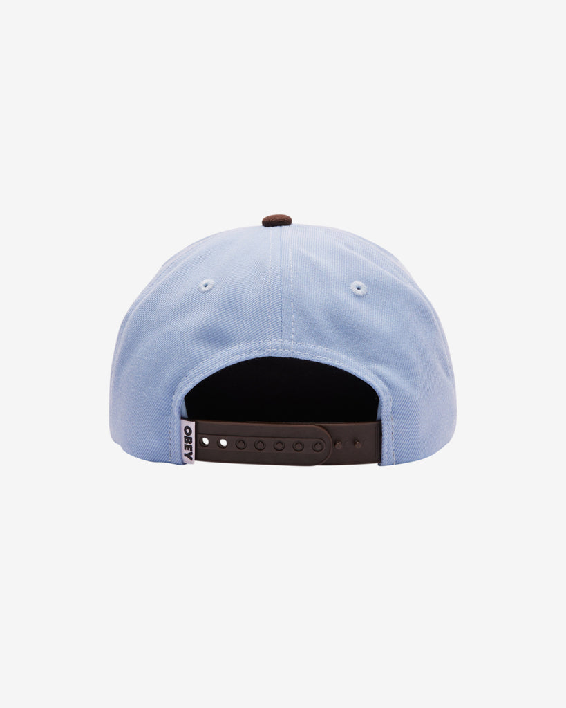 OBEY II TONE LOWERCASE 6 PANEL LIGHT SKY MULTI | OBEY Clothing