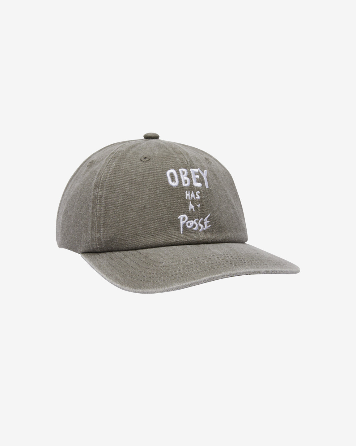 obey pigment posse hat pigment olive (zoomed)
