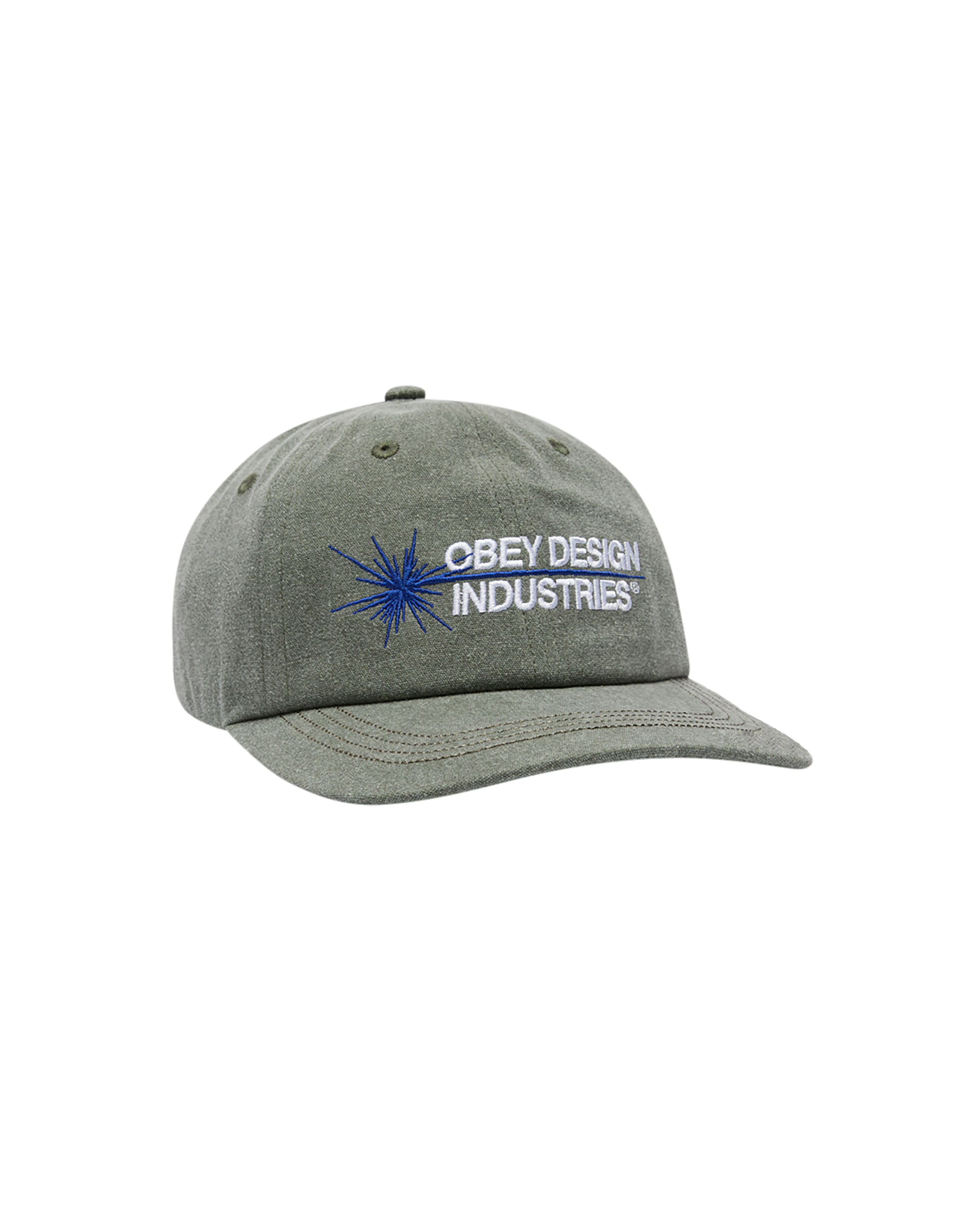 obey pigment obey industries hat pigment green (zoomed)