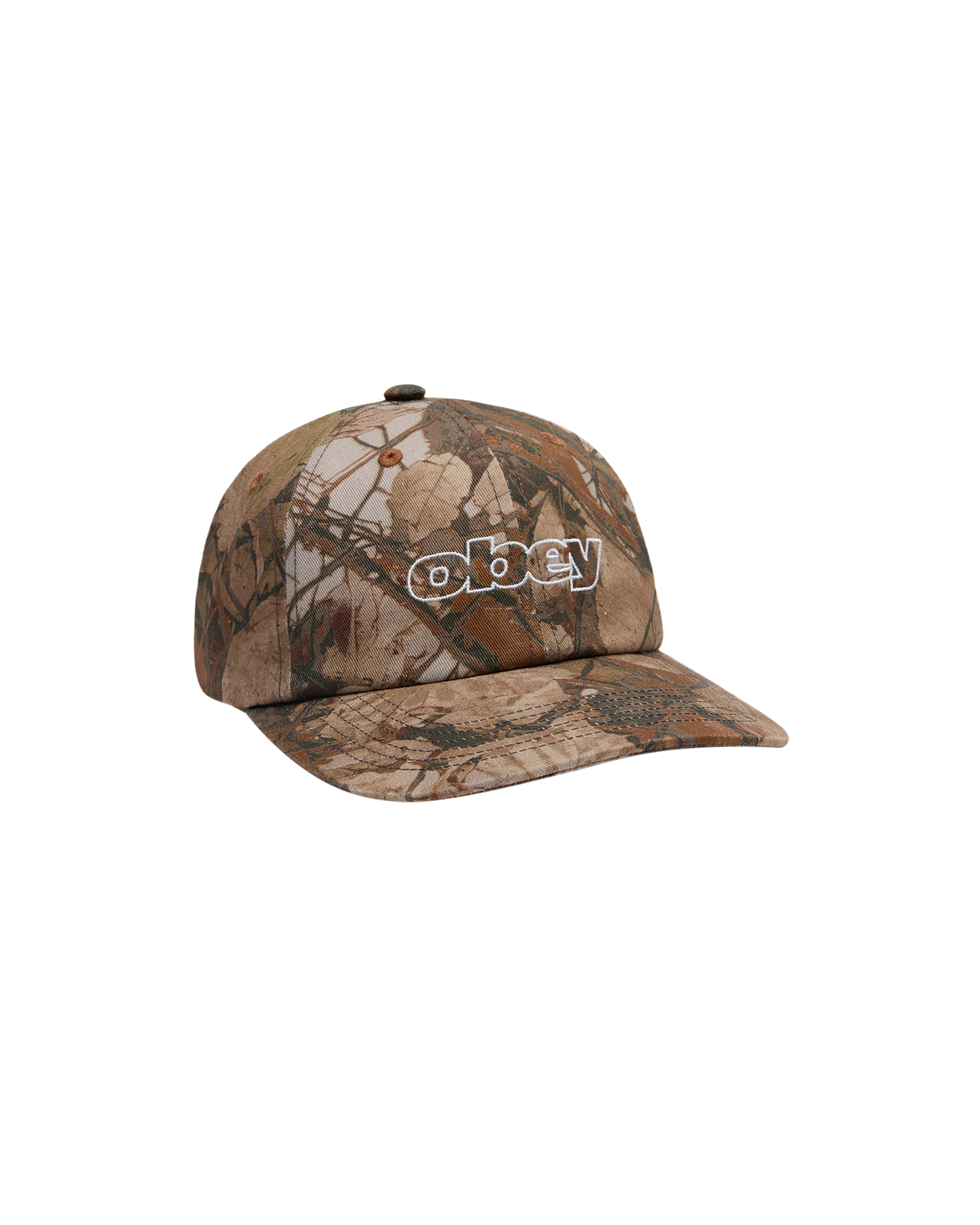 obey pigment obey slanted 6 panel fence camo multi (zoomed)