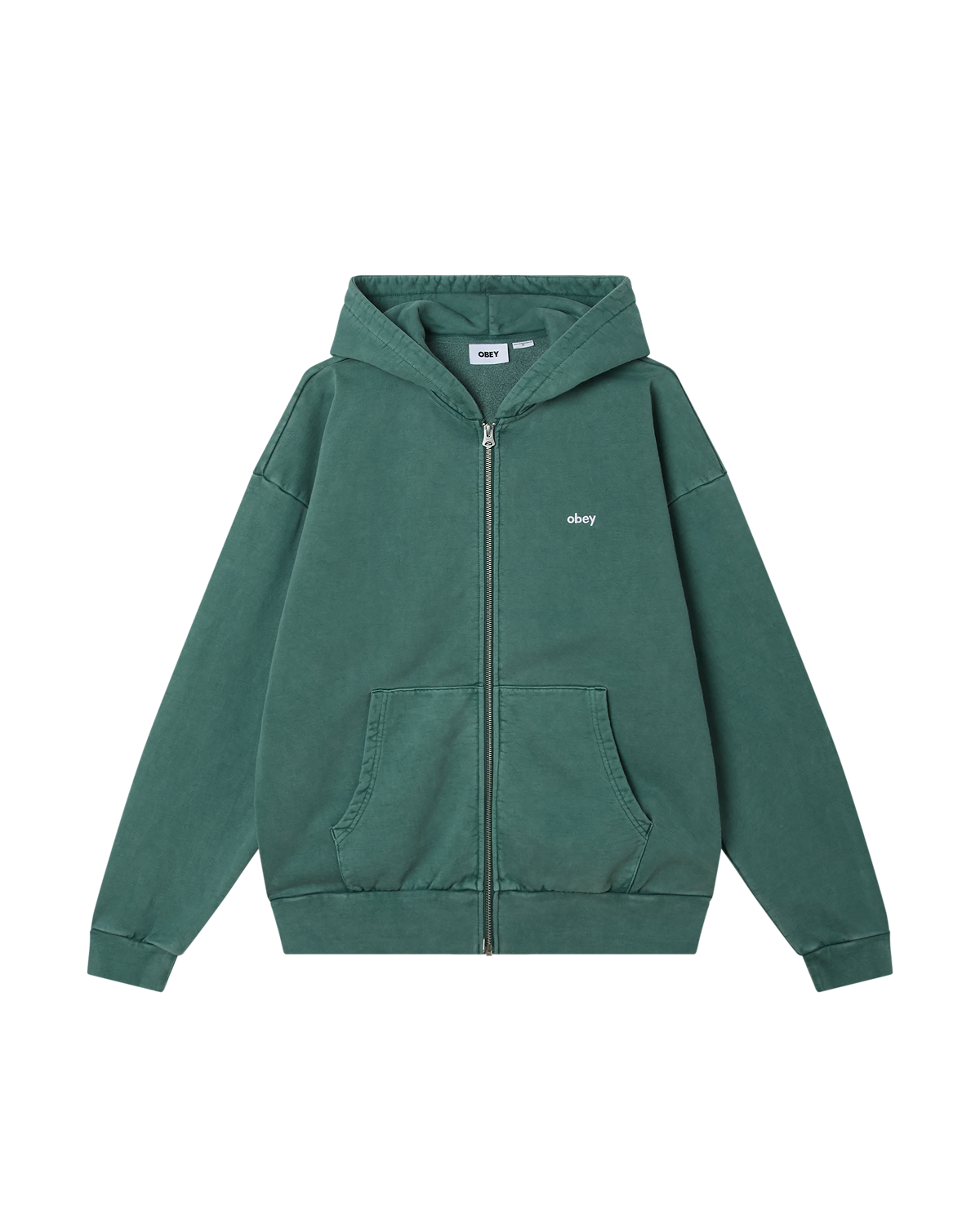 LOWERCASE PIGMENT ZIP HOOD (zoomed)