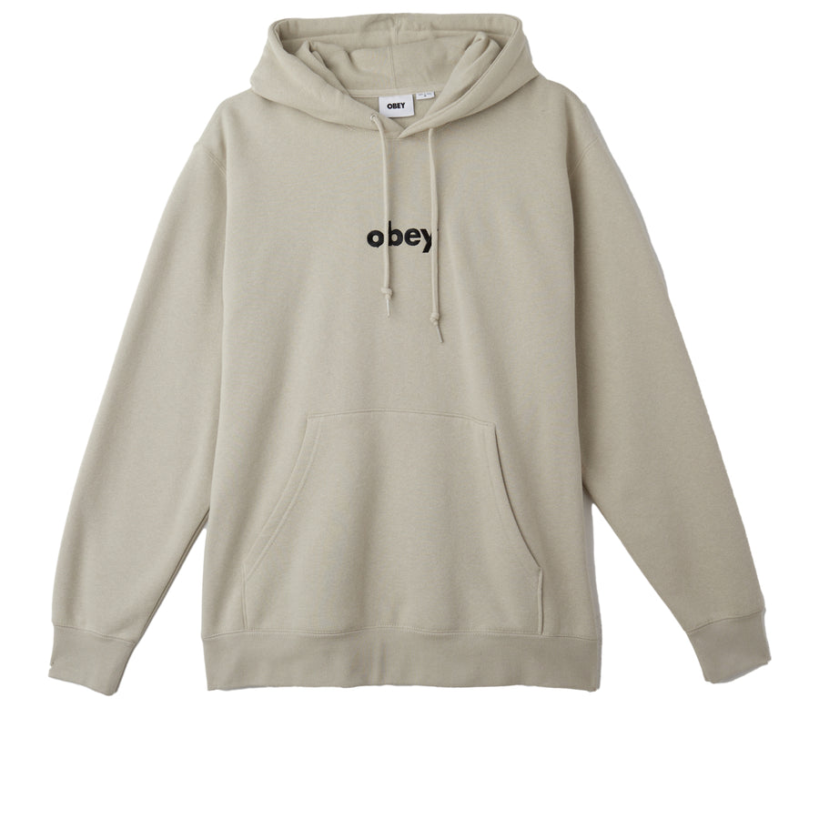 LOWERCASE PULLOVER HOOD SILVER GREY