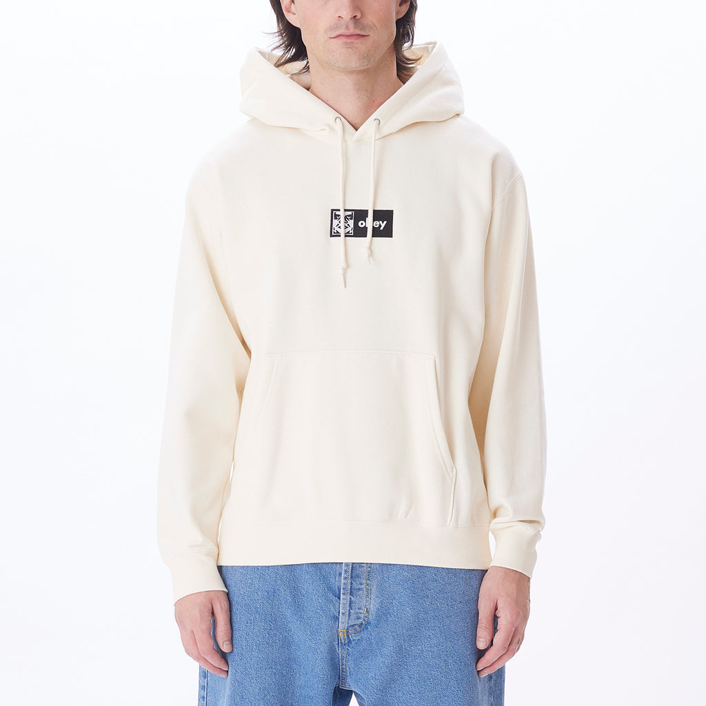 OBEY ICON PULLOVER HOOD UNBLEACHED | OBEY Clothing