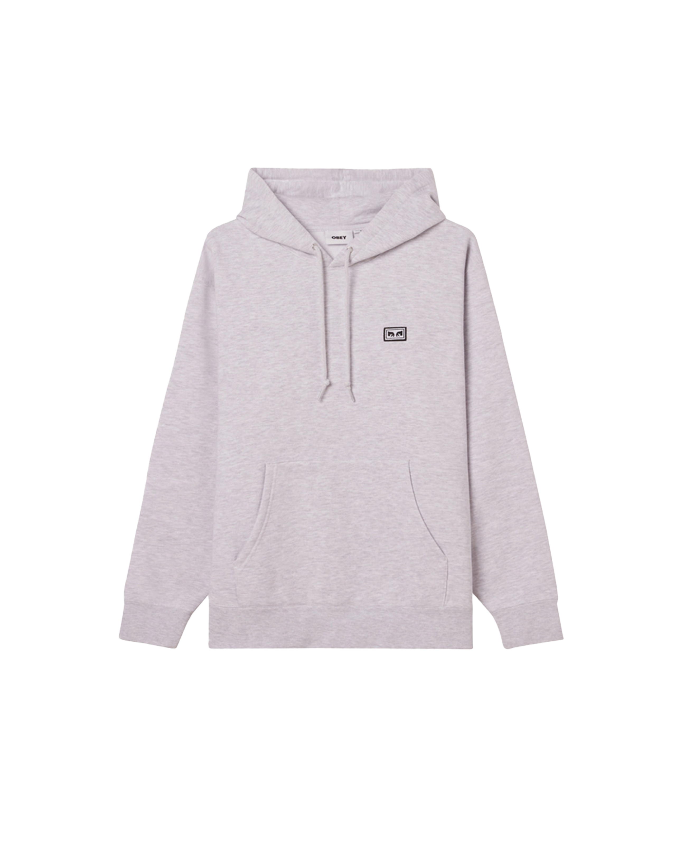 obey est works eyes pullover ash grey (zoomed)