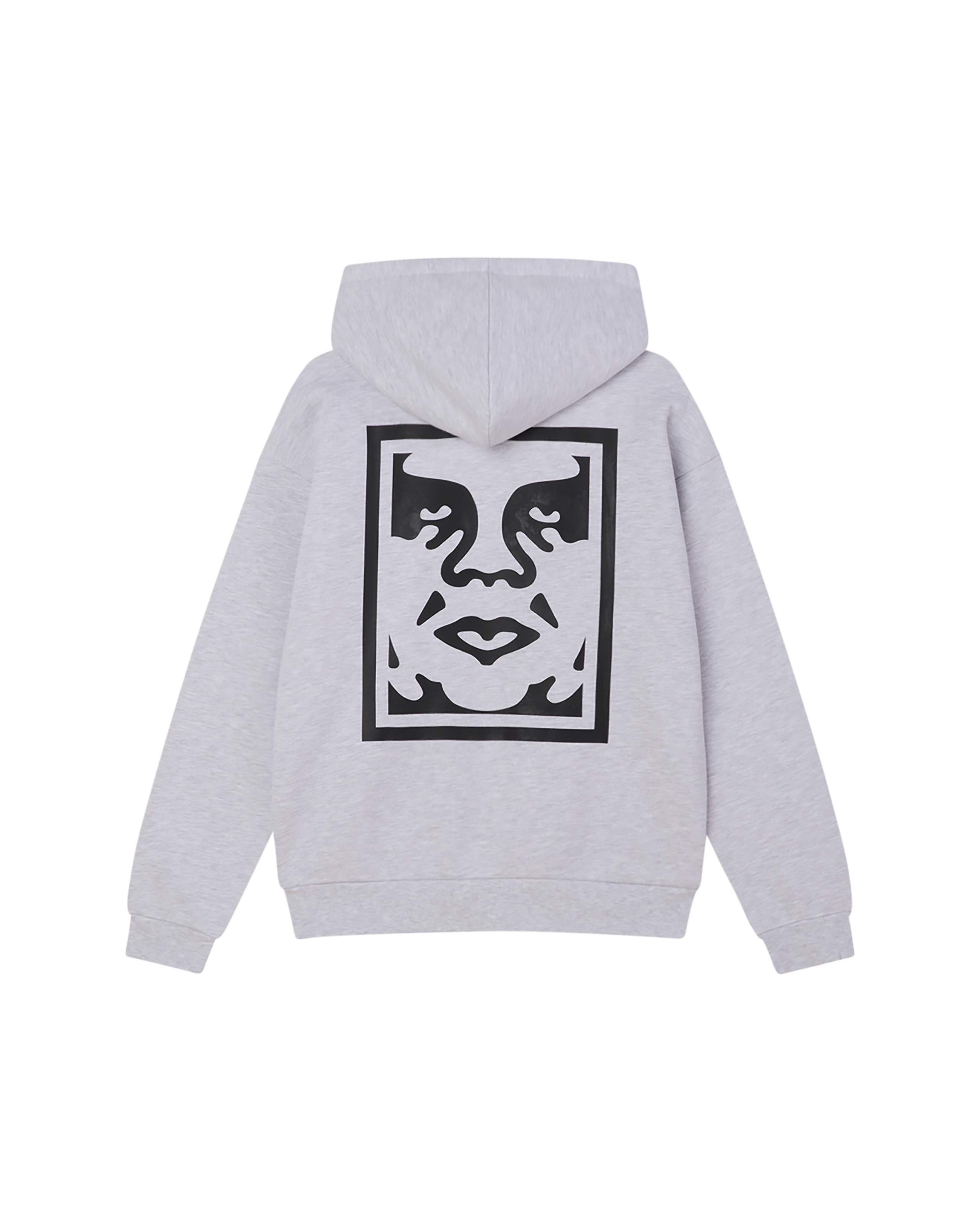 obey bold icon pullover ash grey (zoomed)