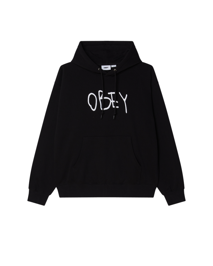 SCRIBBLE PULLOVER HOOD