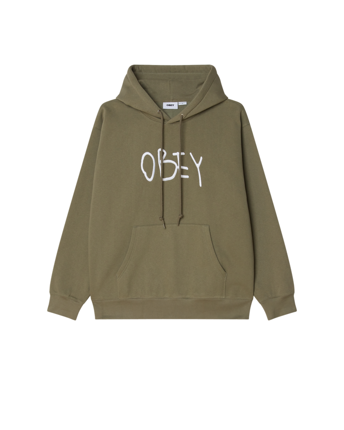 SCRIBBLE PULLOVER HOOD