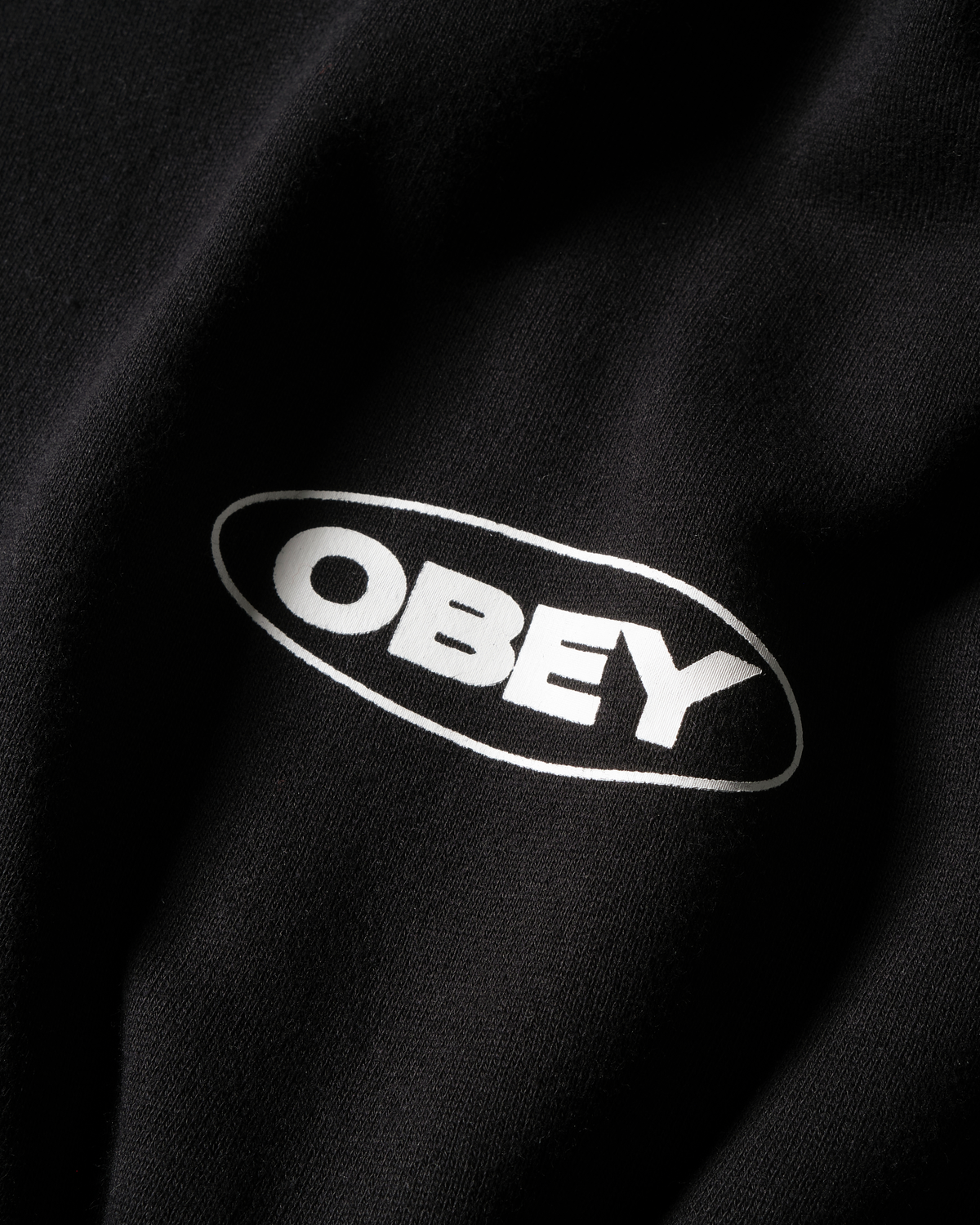 obey oval cities pullover black