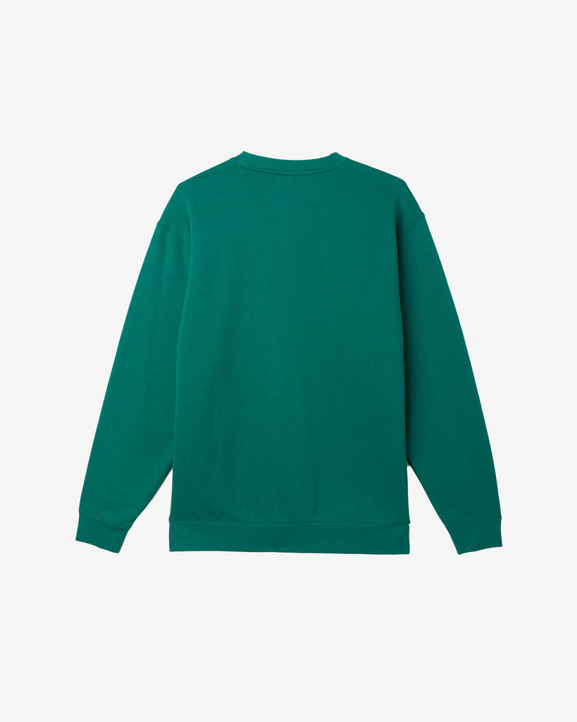 OBEY LOWERCASE CREWNECK AVENTURINE GREEN | OBEY Clothing