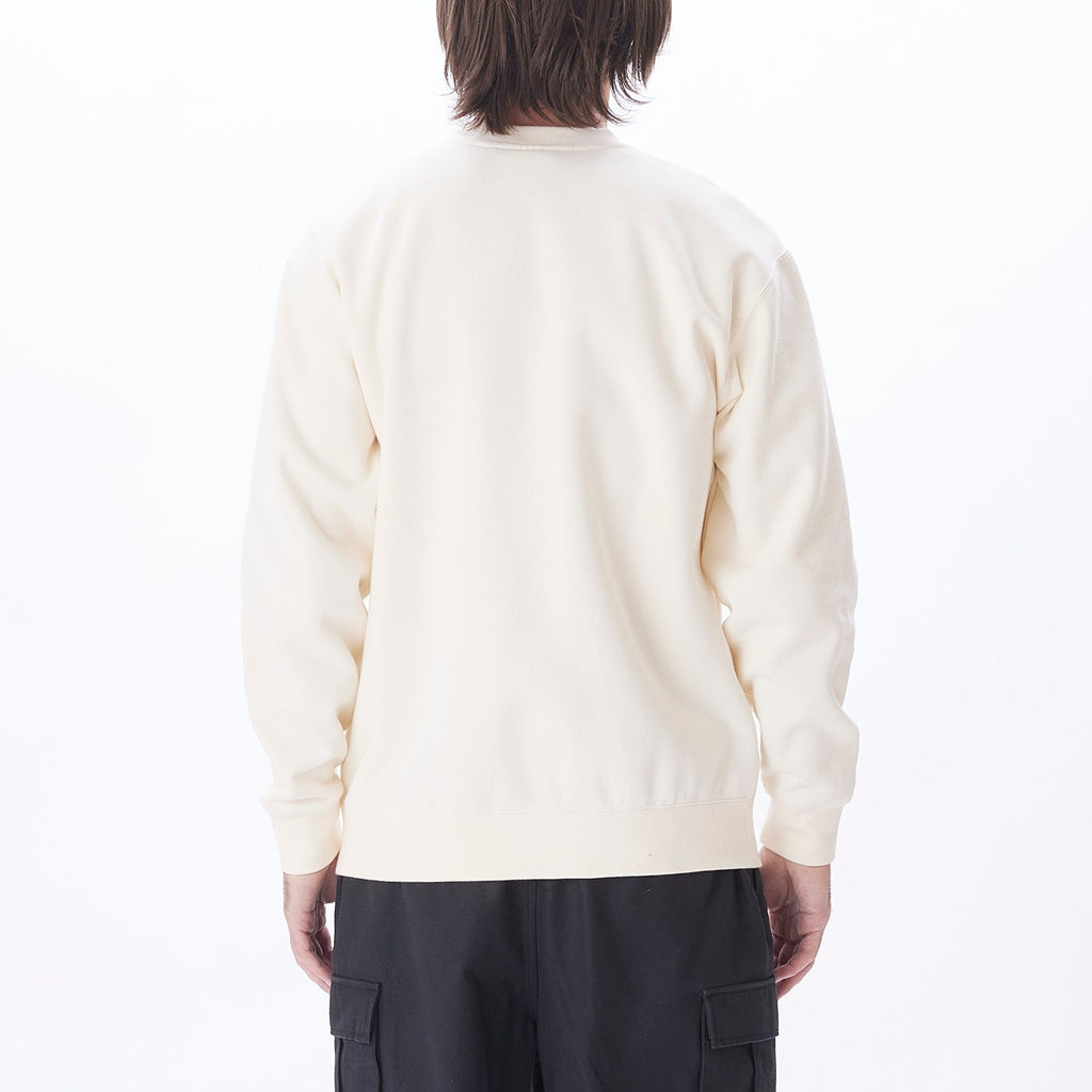OBEY LOWERCASE CREWNECK UNBLEACHED | OBEY Clothing