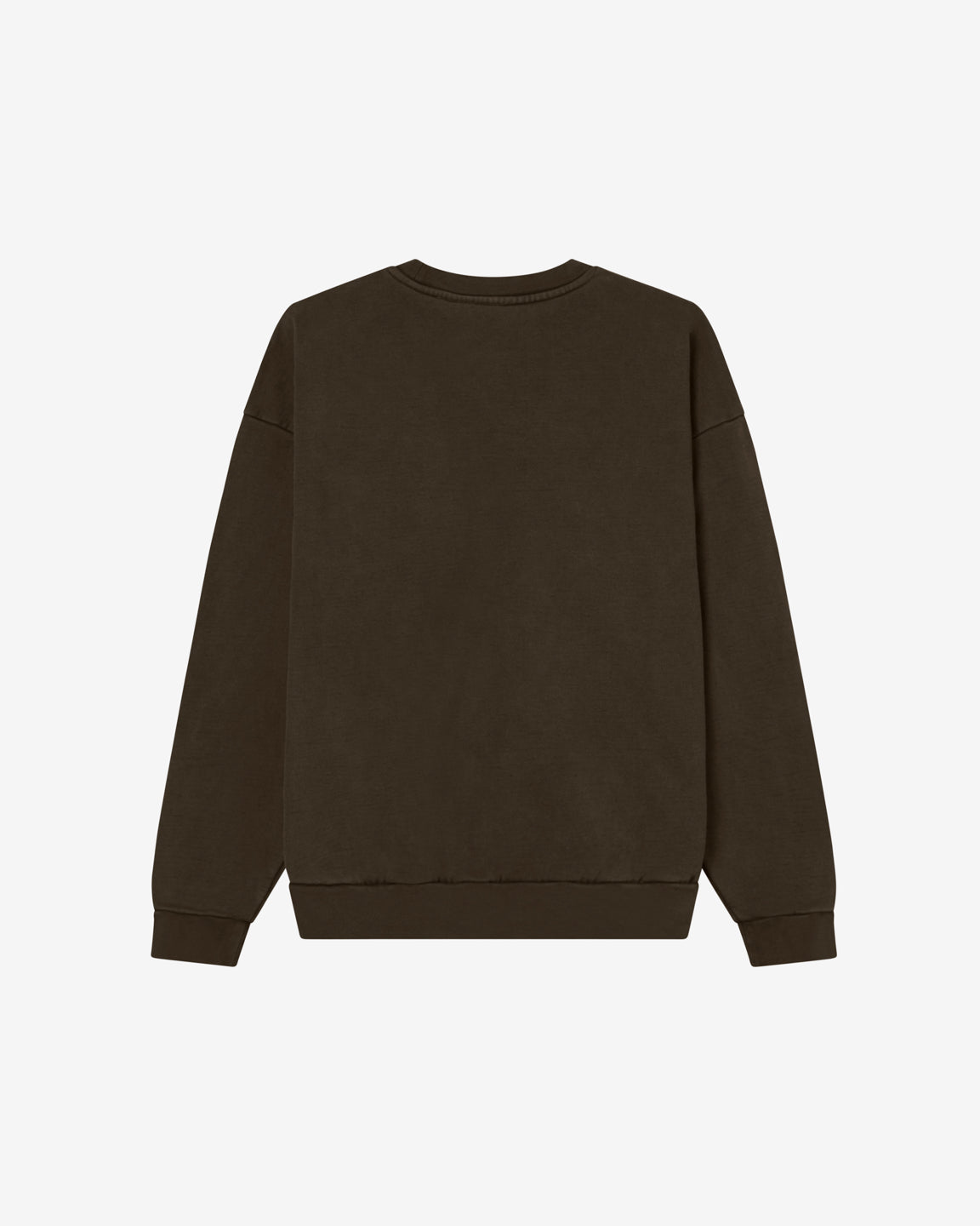 obey lowercase pigment crewneck pigment rosin (zoomed)