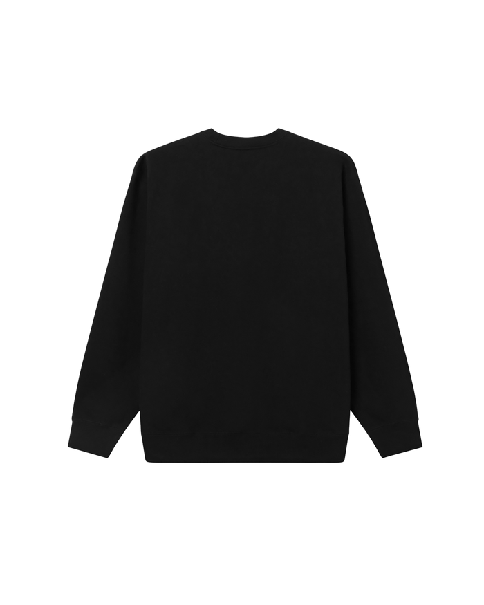 obey est works bold crewneck black - alternate view