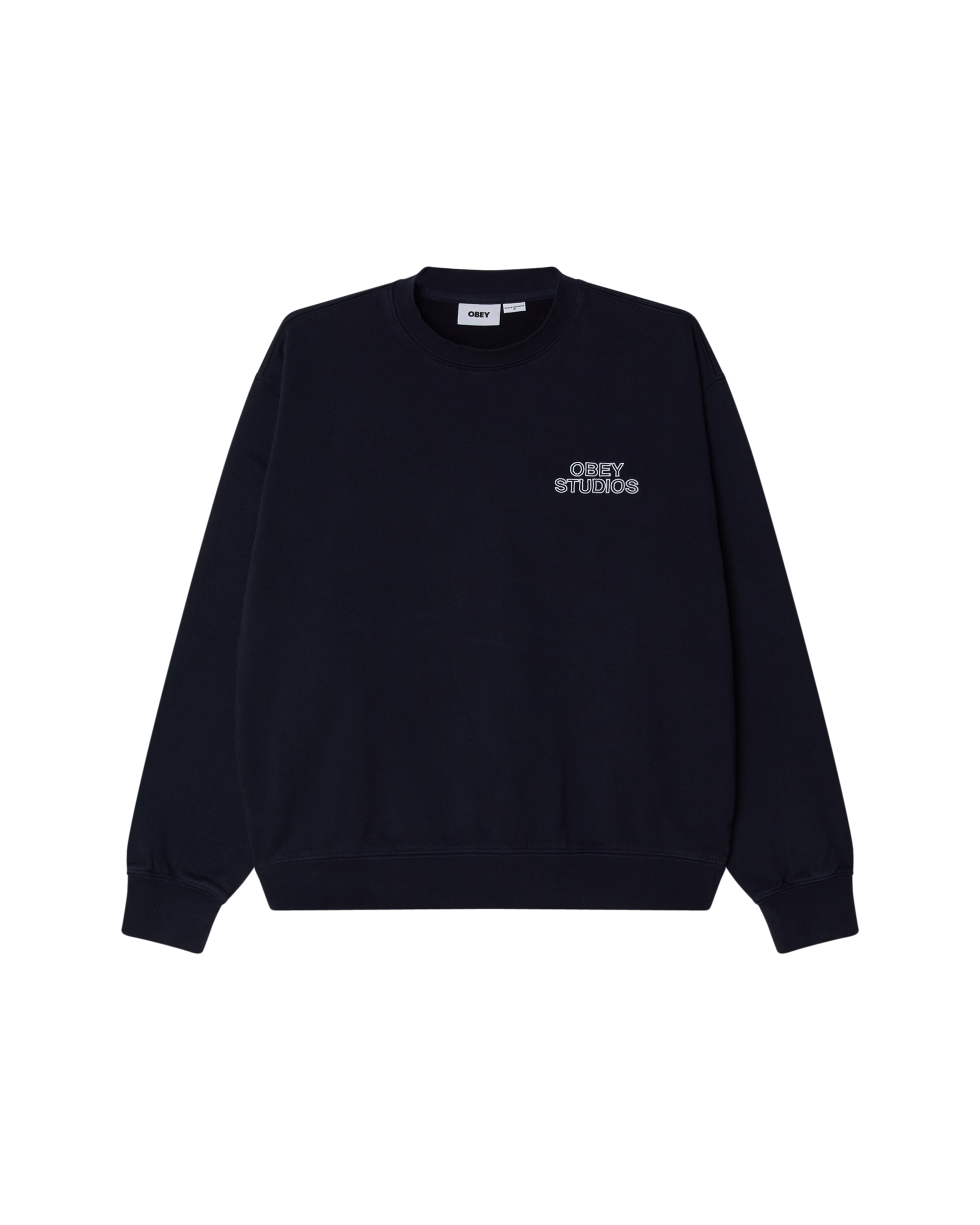 OBEY STUDIOS FADED CREWNECK (zoomed)