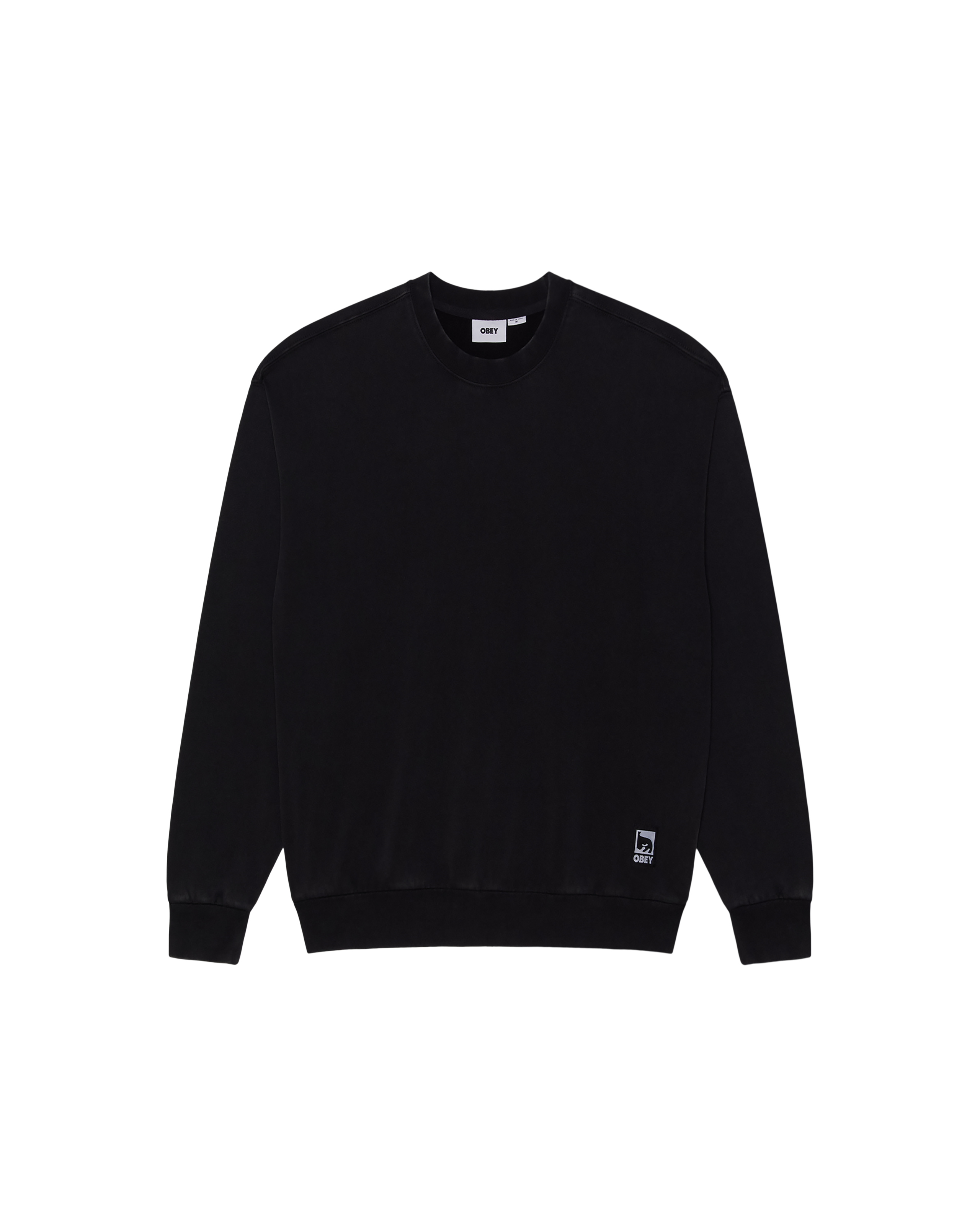 obey-post-crewneck-dusty-black-limo (zoomed)